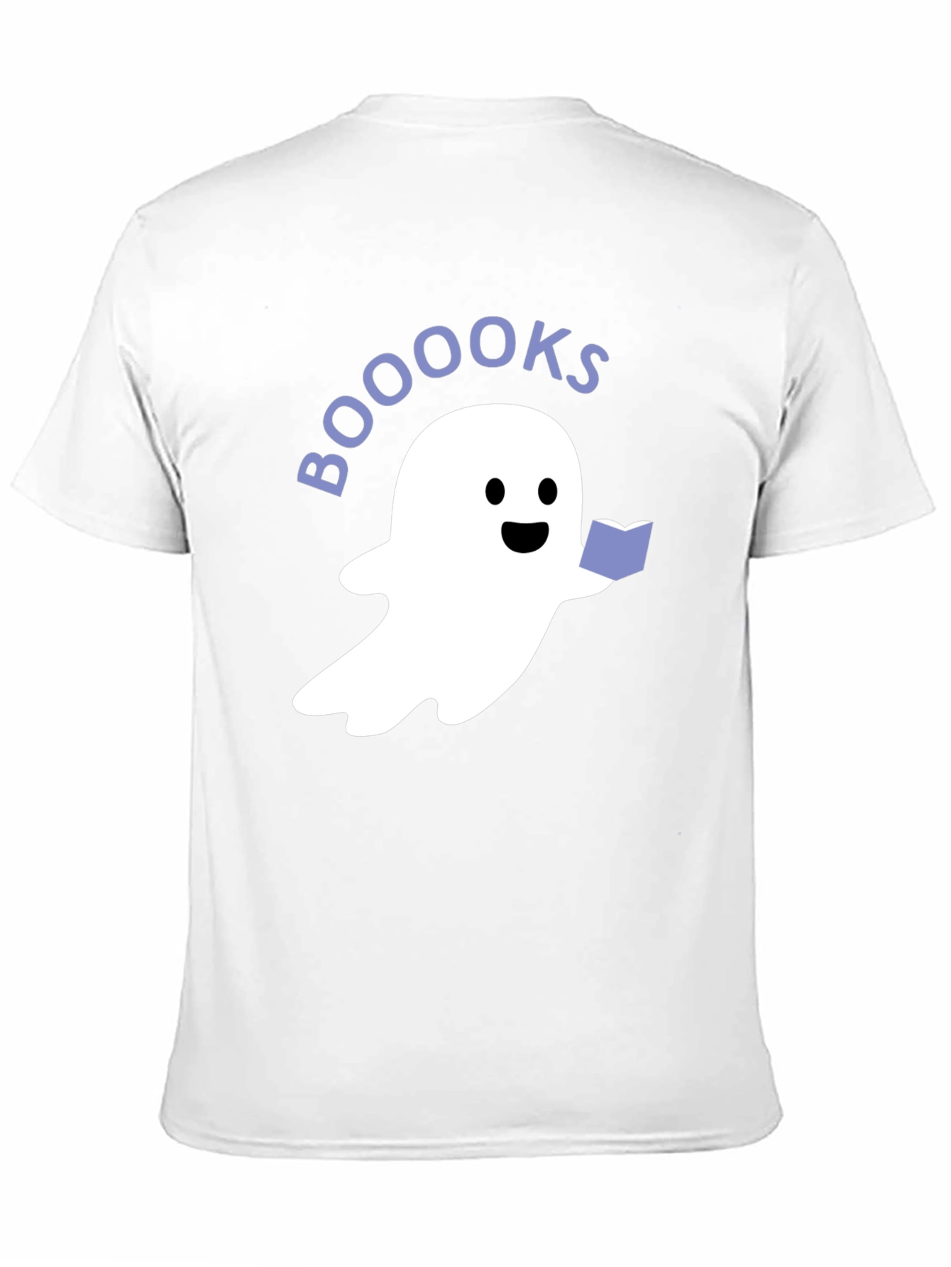 Booooks Ghost Graphic Tee - Halloween Reading Shirt