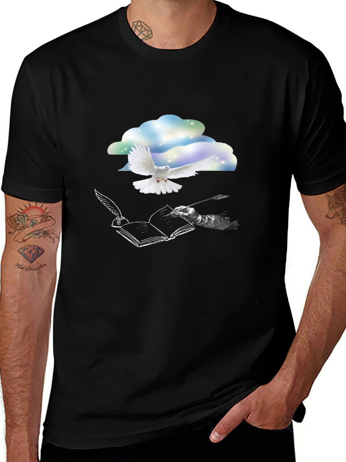Dove & Quill Black T-Shirt
