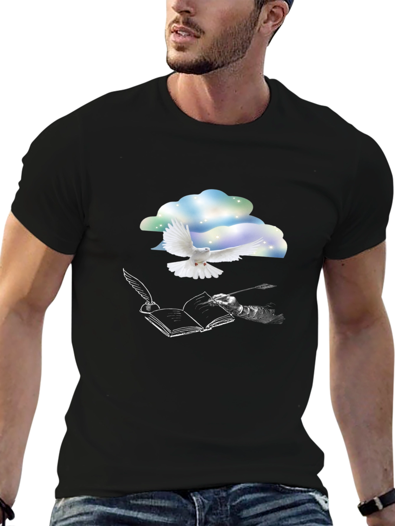 Dove & Quill Black T-Shirt