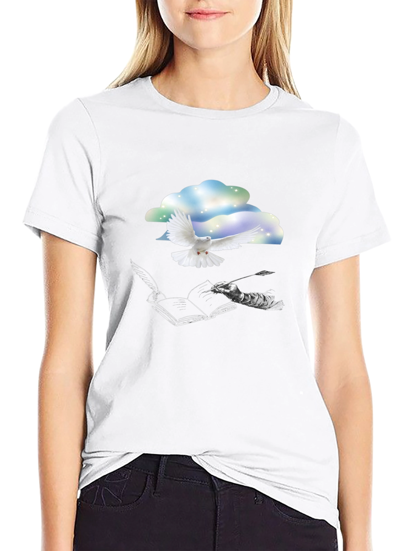 Dove & Quill Black T-Shirt