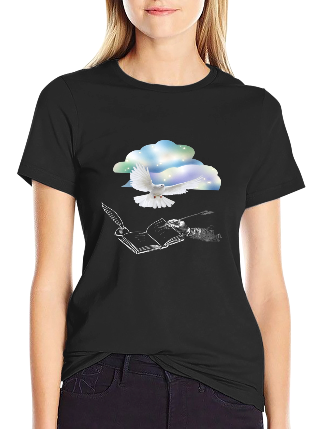 Dove & Quill Black T-Shirt
