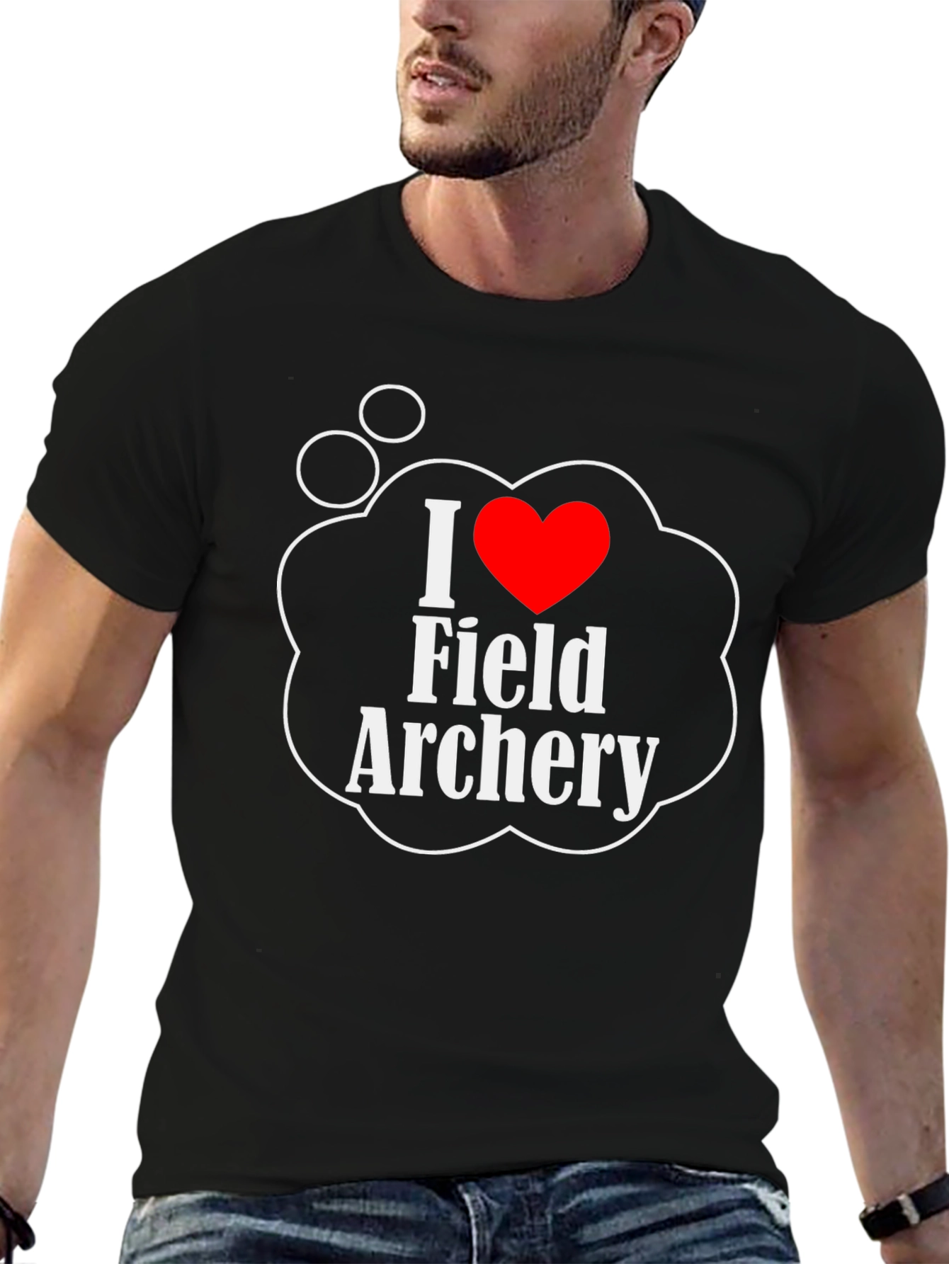 I Heart Field Archery Graphic T-Shirt