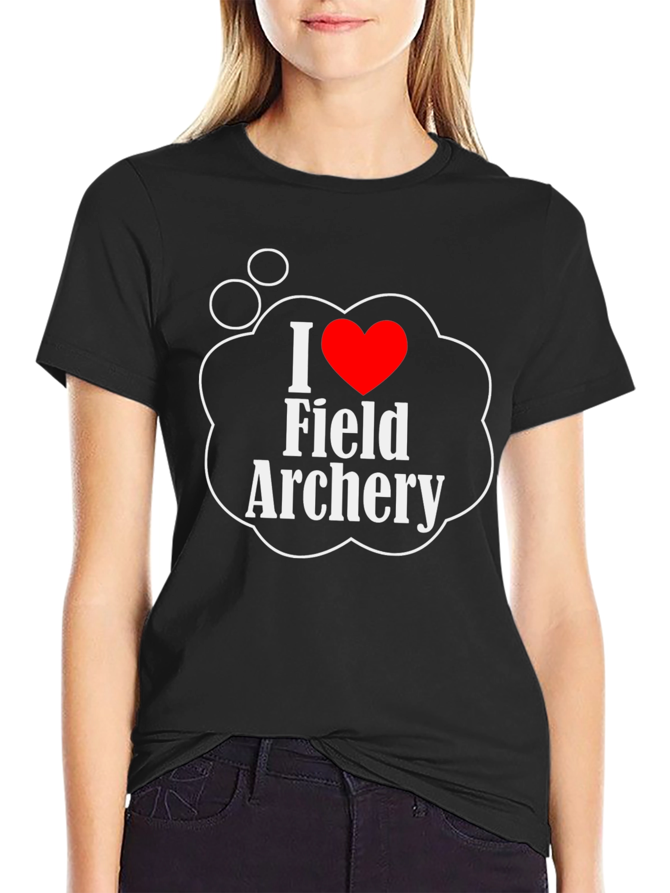 I Heart Field Archery Graphic T-Shirt