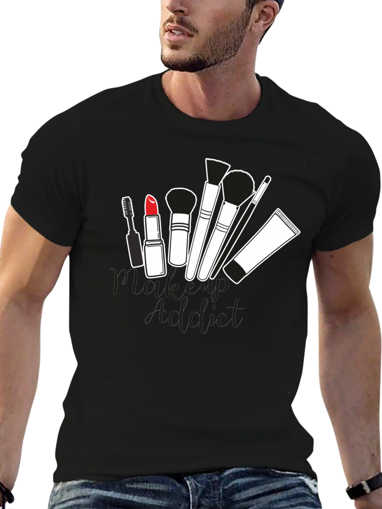 Makeup Addict Black T-Shirt