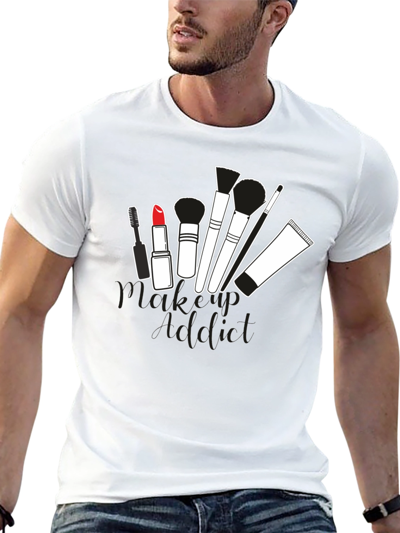 Makeup Addict Black T-Shirt