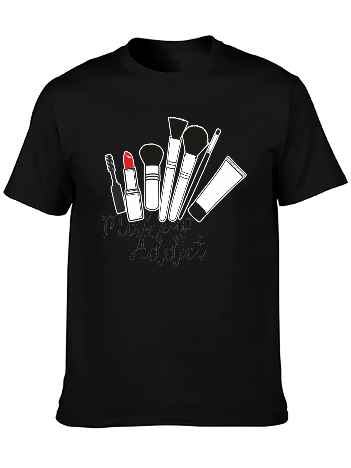 Makeup Addict Black T-Shirt