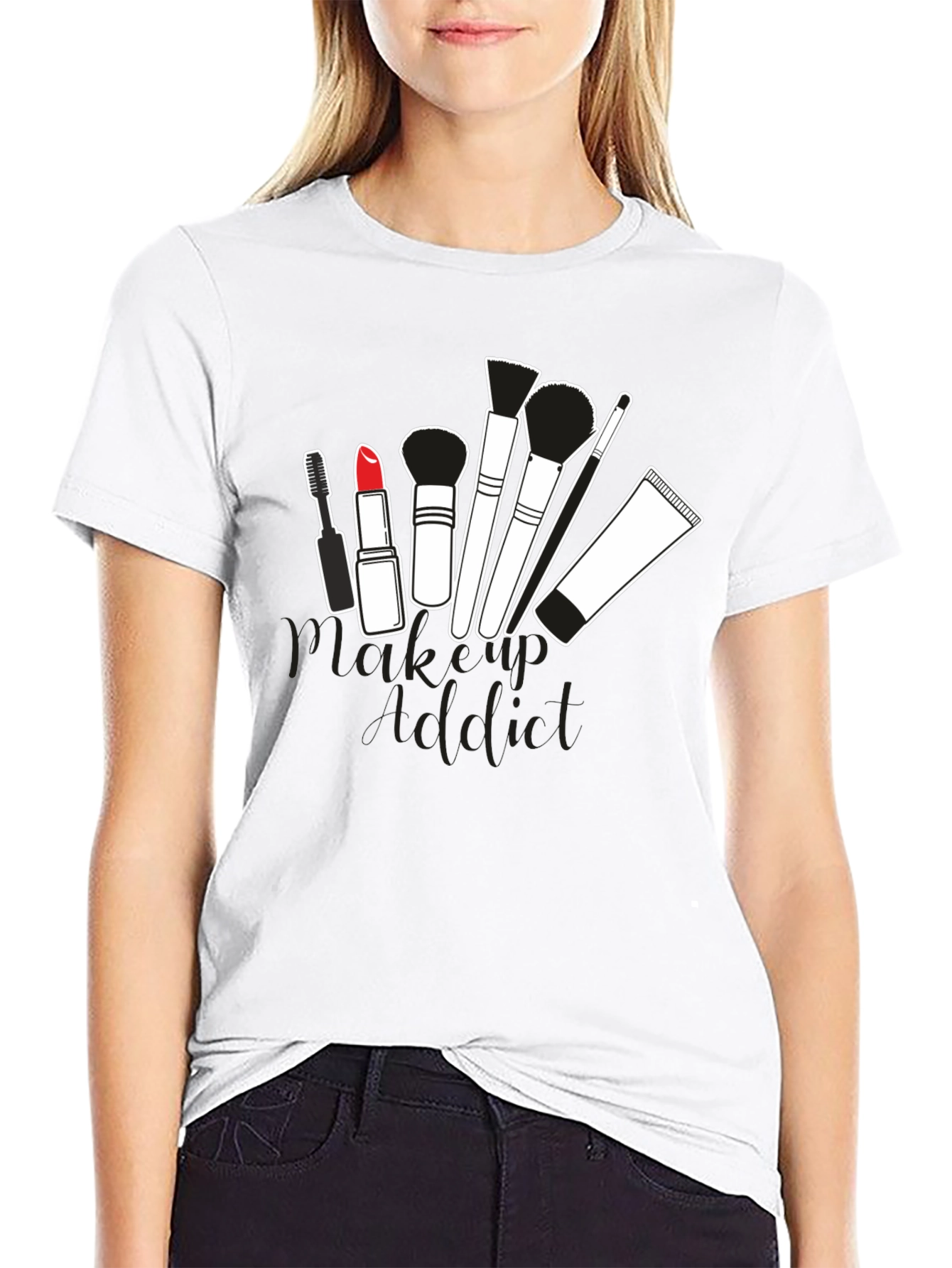 Makeup Addict Black T-Shirt