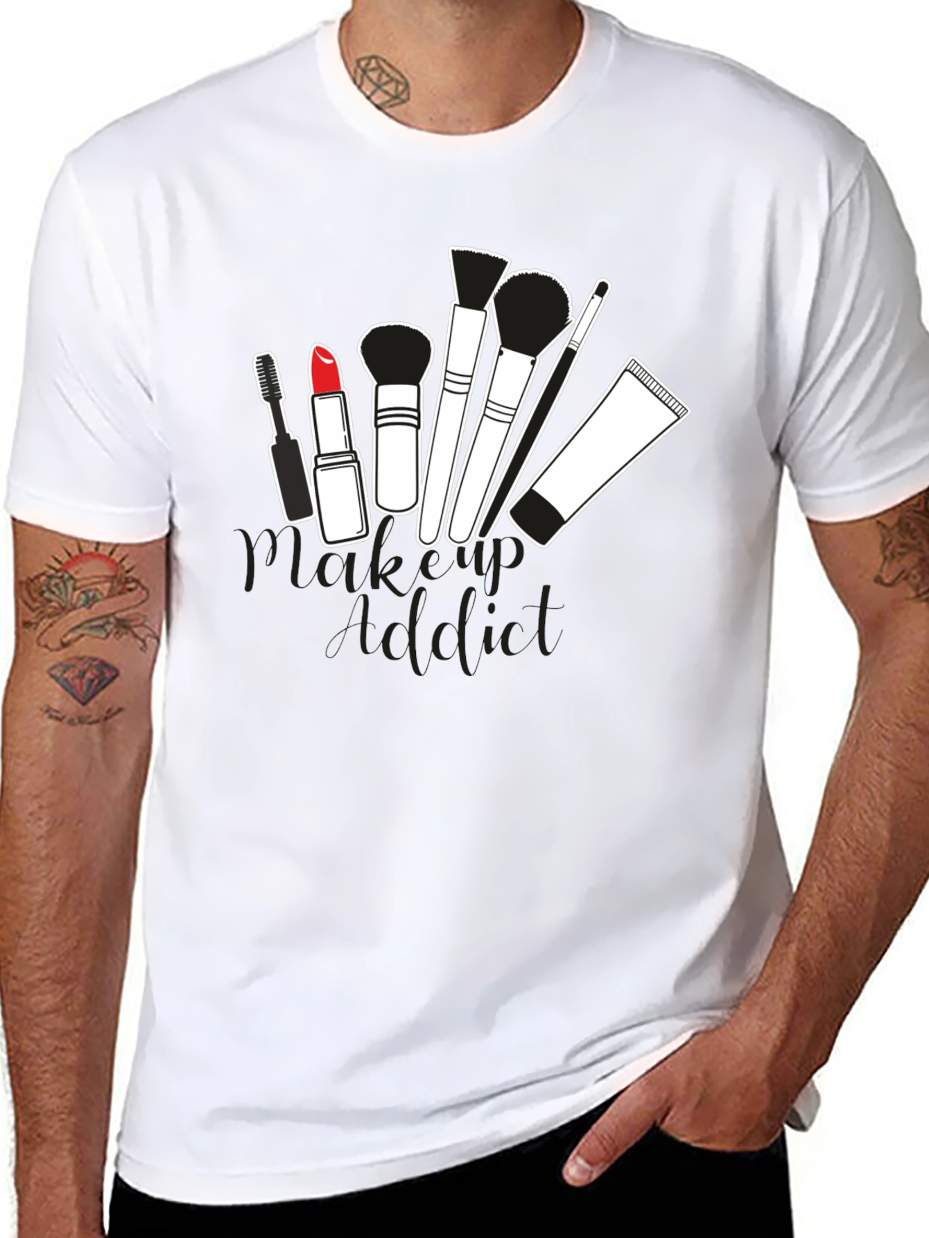 Makeup Addict Black T-Shirt
