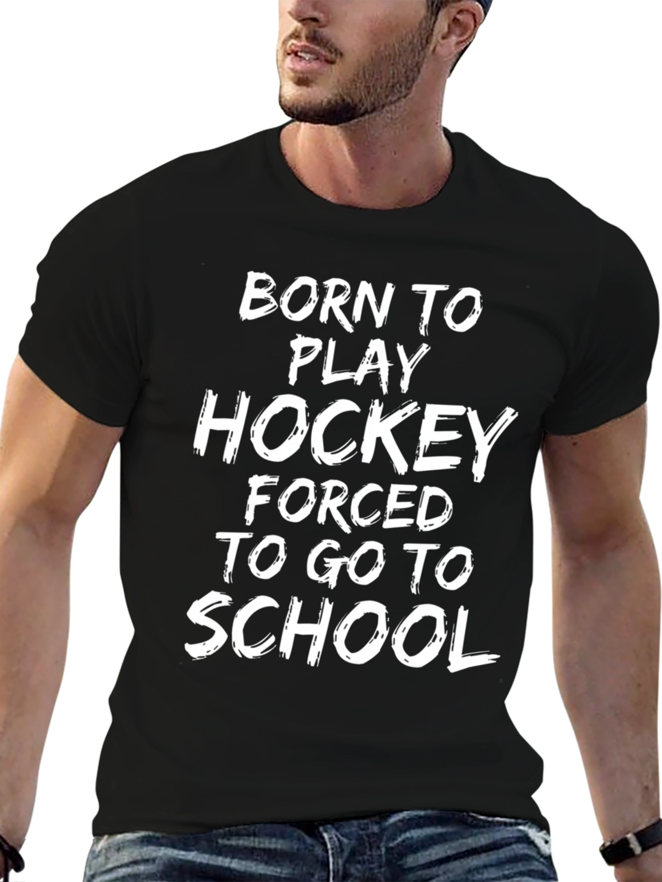 Born To Play Hockey T-Shirt