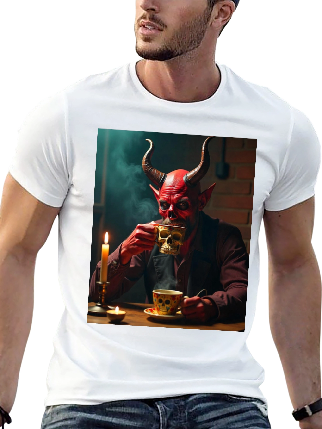 Devil Skull Coffee T-Shirt