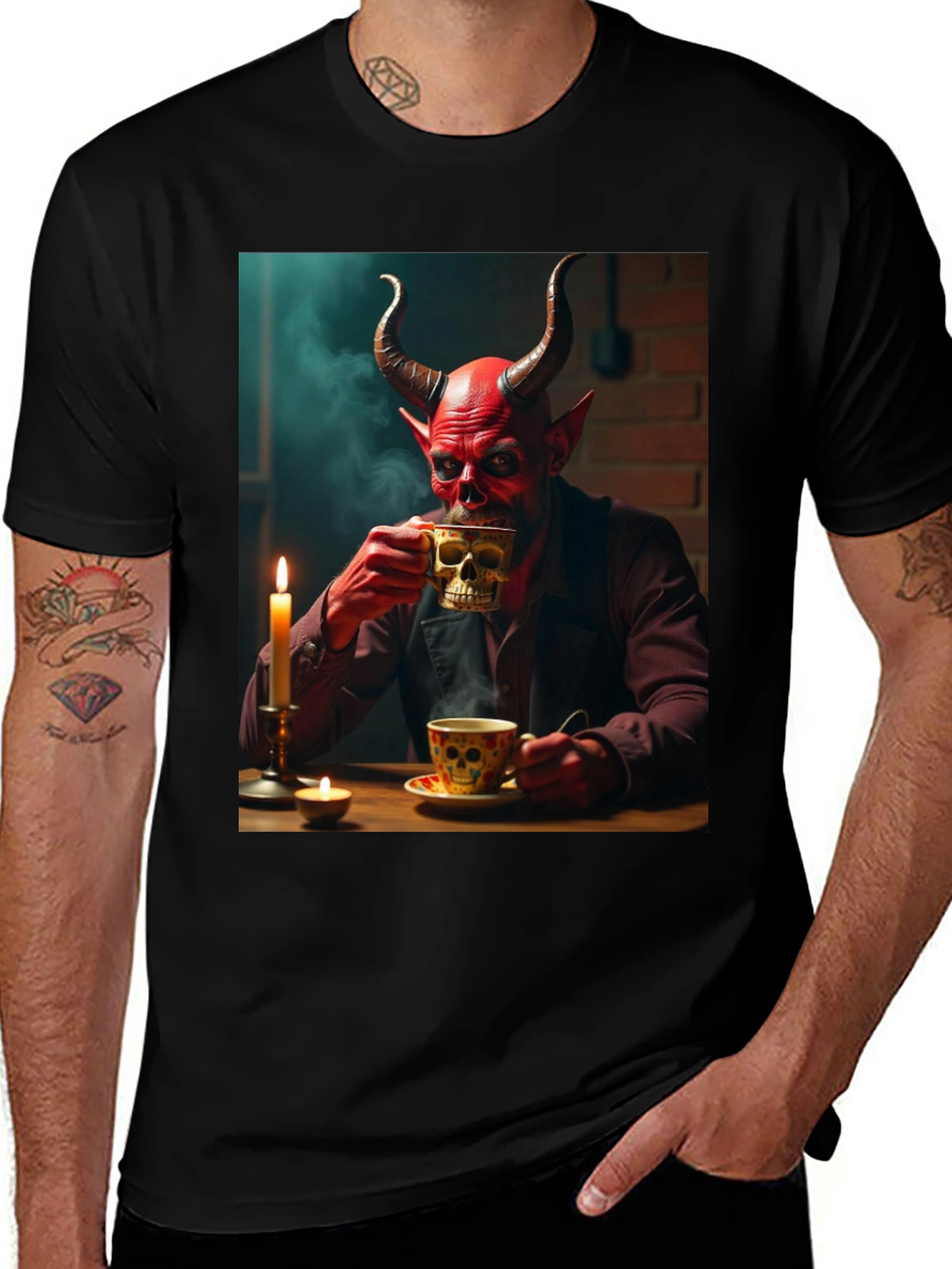 Devil Skull Coffee T-Shirt