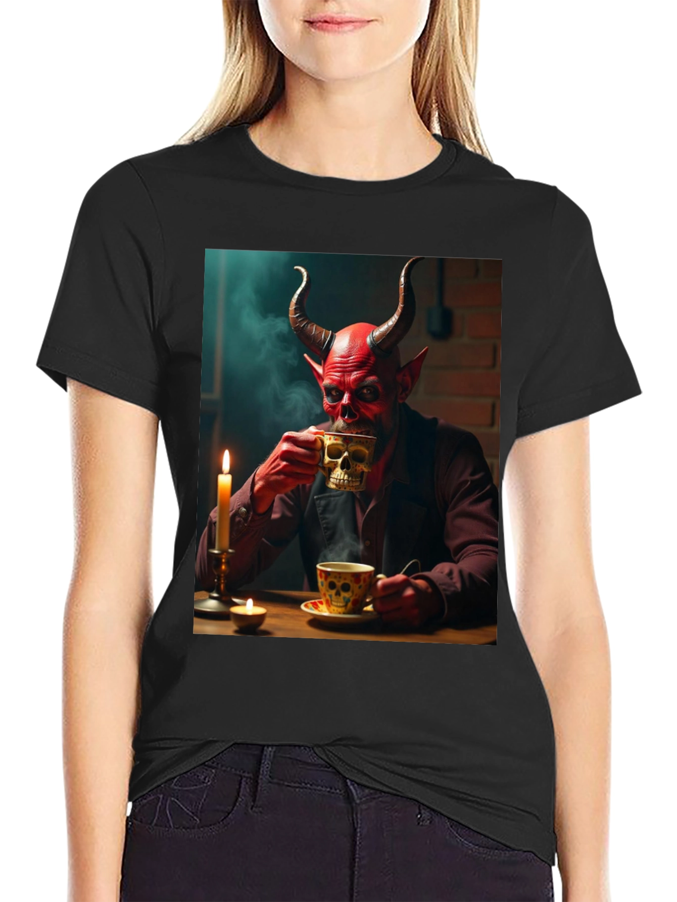Devil Skull Coffee T-Shirt