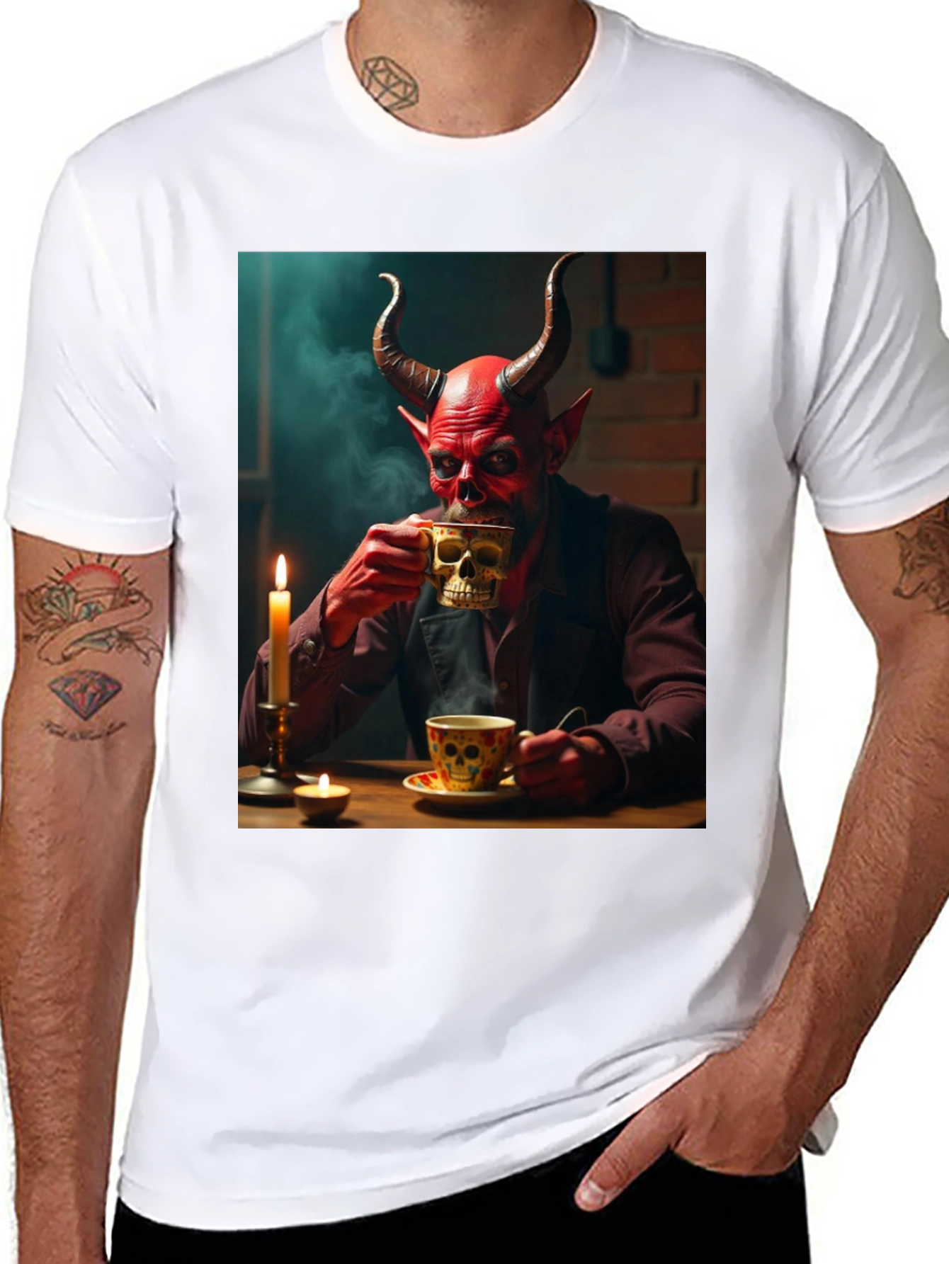 Devil Skull Coffee T-Shirt