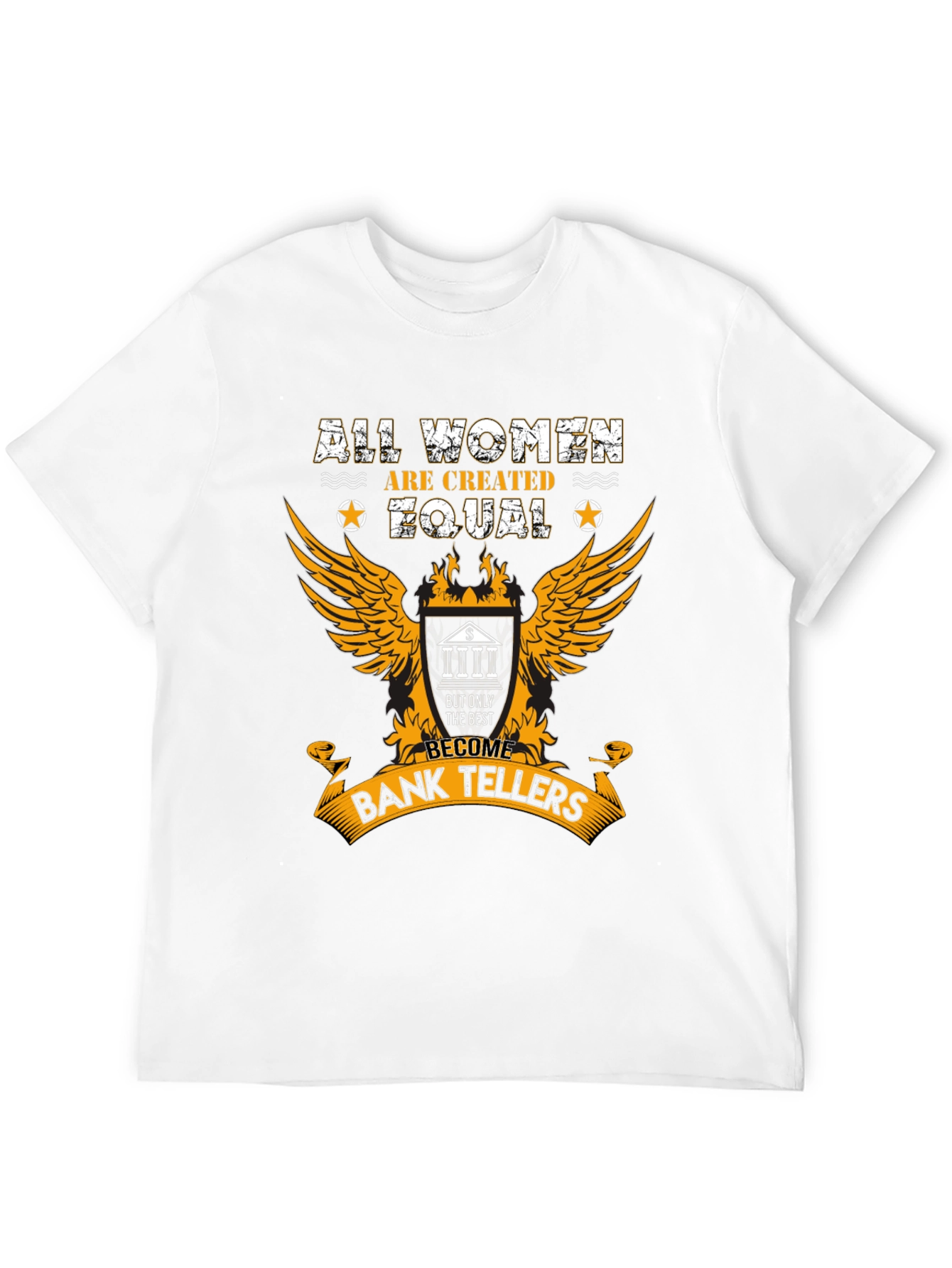 All Women Bank Teller Graphic T-Shirt