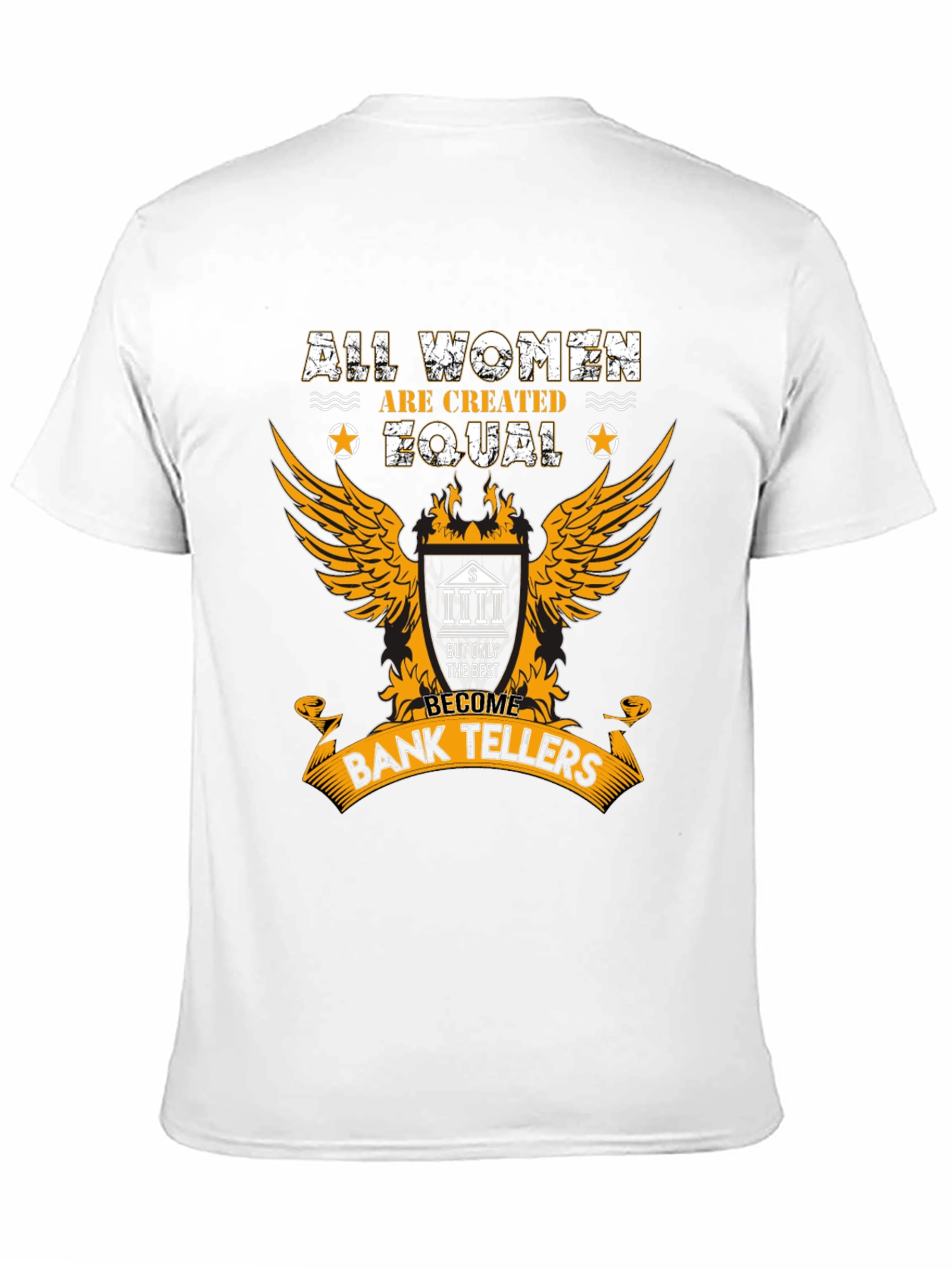 All Women Bank Teller Graphic T-Shirt
