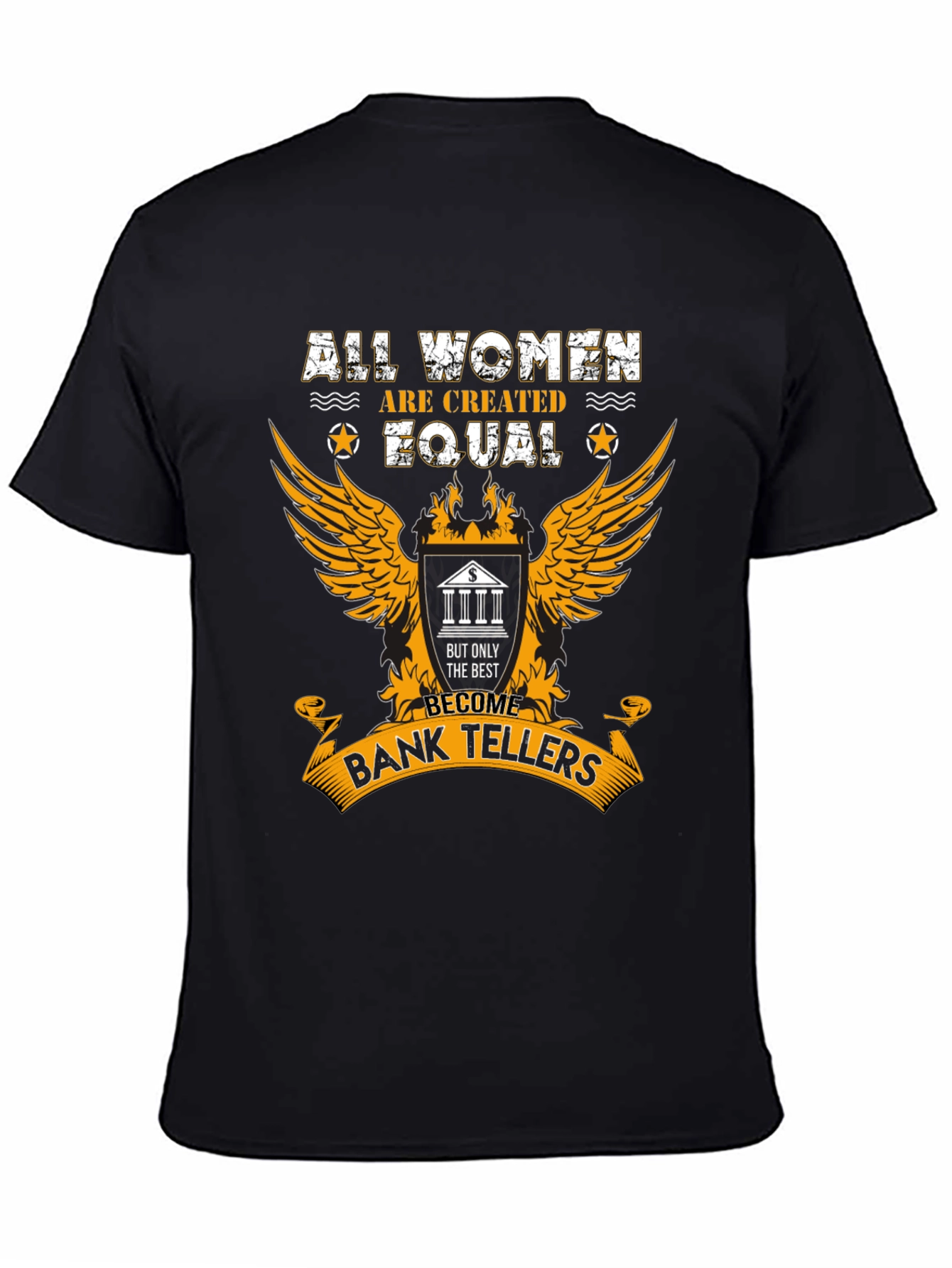 All Women Bank Teller Graphic T-Shirt