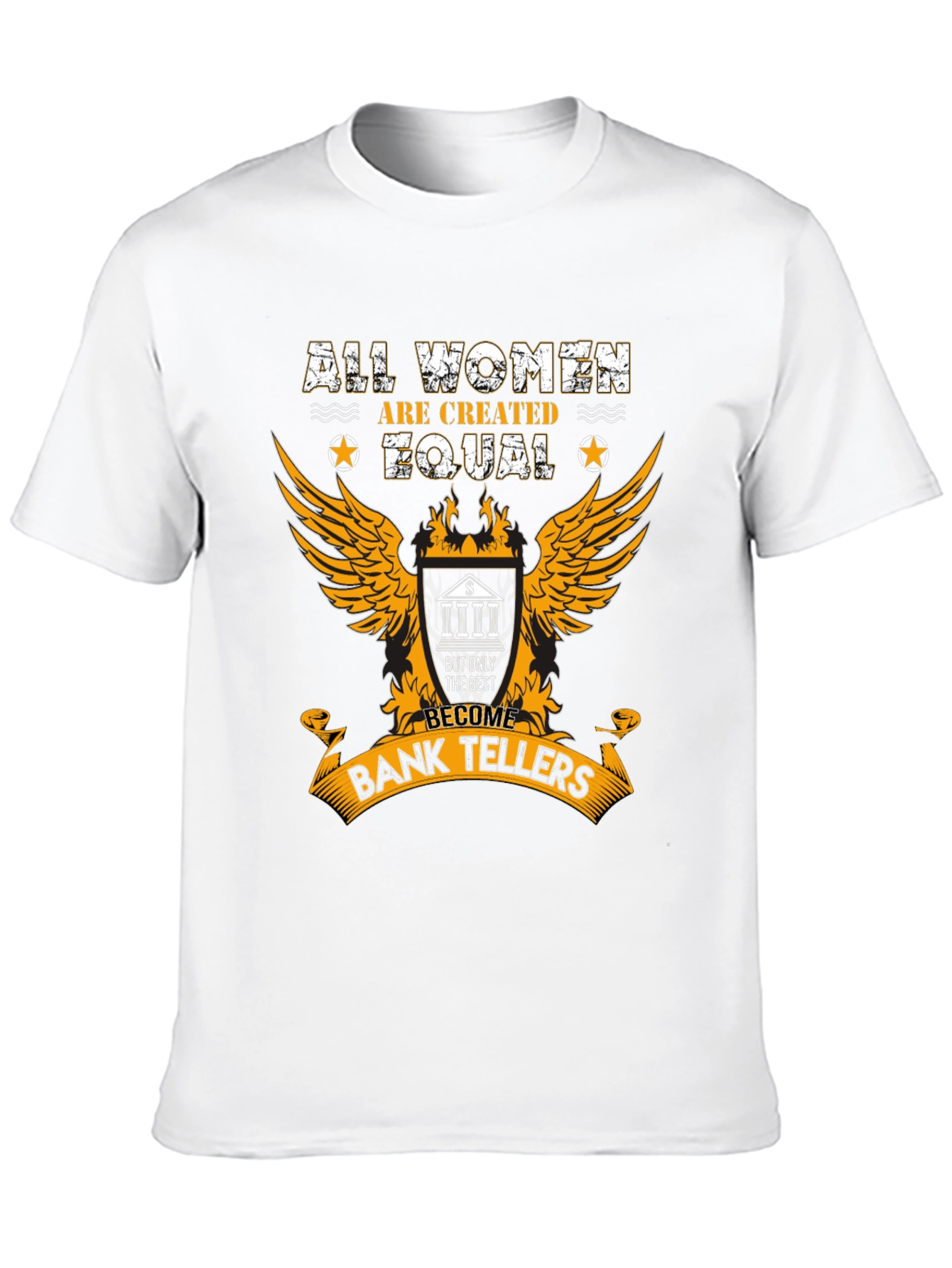 All Women Bank Teller Graphic T-Shirt