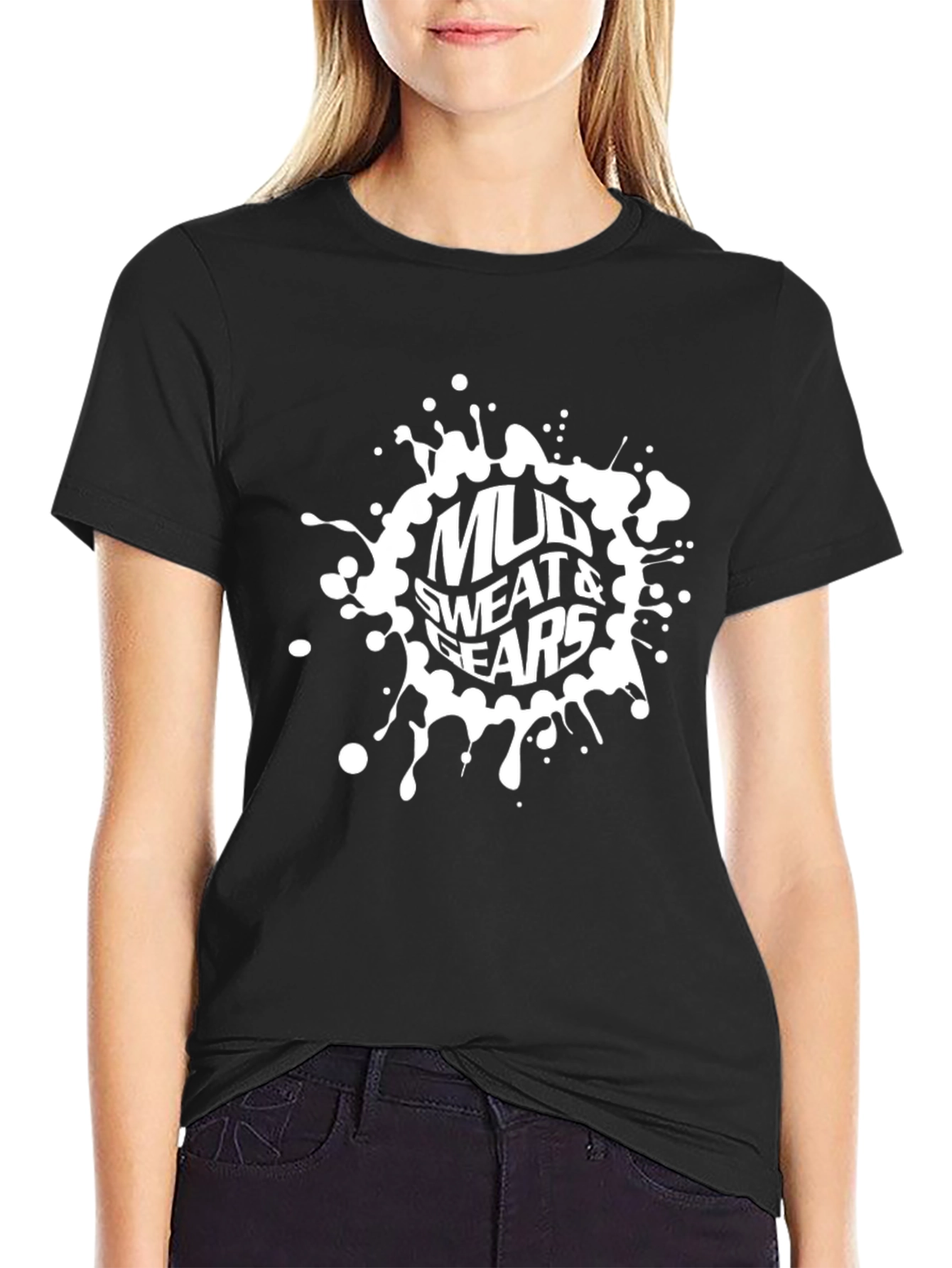 Mud Sweat & Gears Graphic T-Shirt - Black