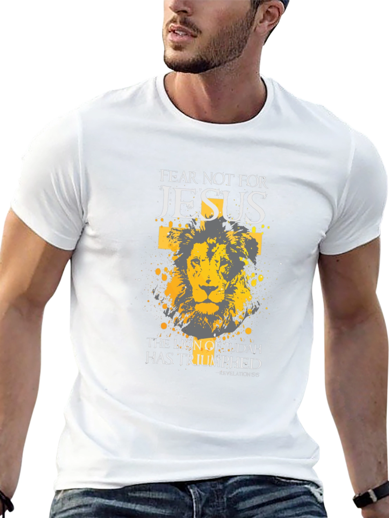 Fear Not Jesus Lion of Judah Graphic T-Shirt