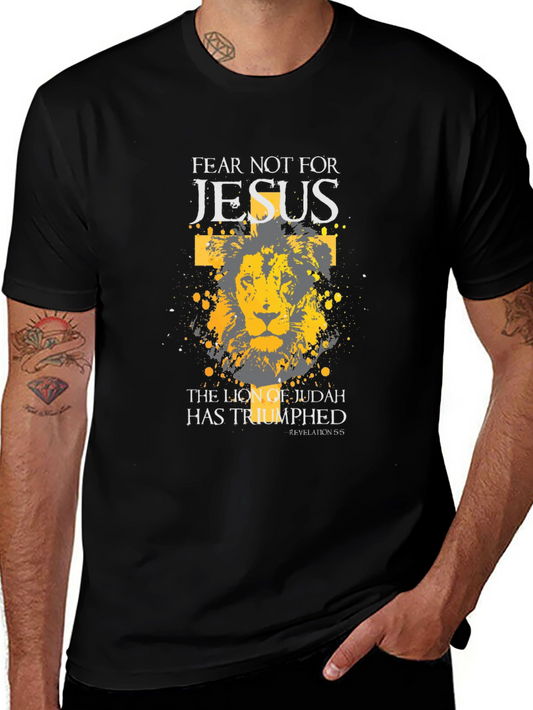 Fear Not Jesus Lion of Judah Graphic T-Shirt
