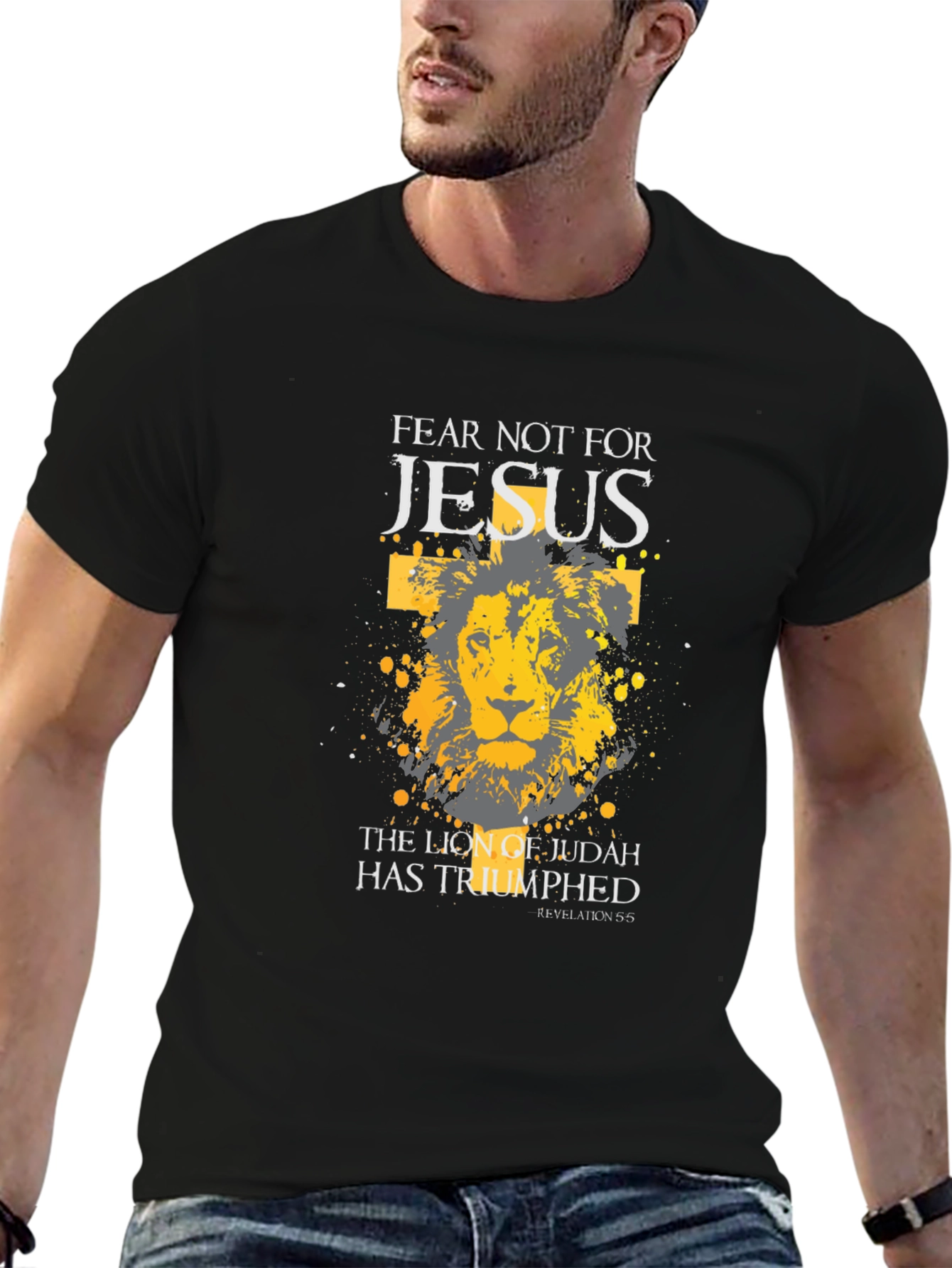 Fear Not Jesus Lion of Judah Graphic T-Shirt