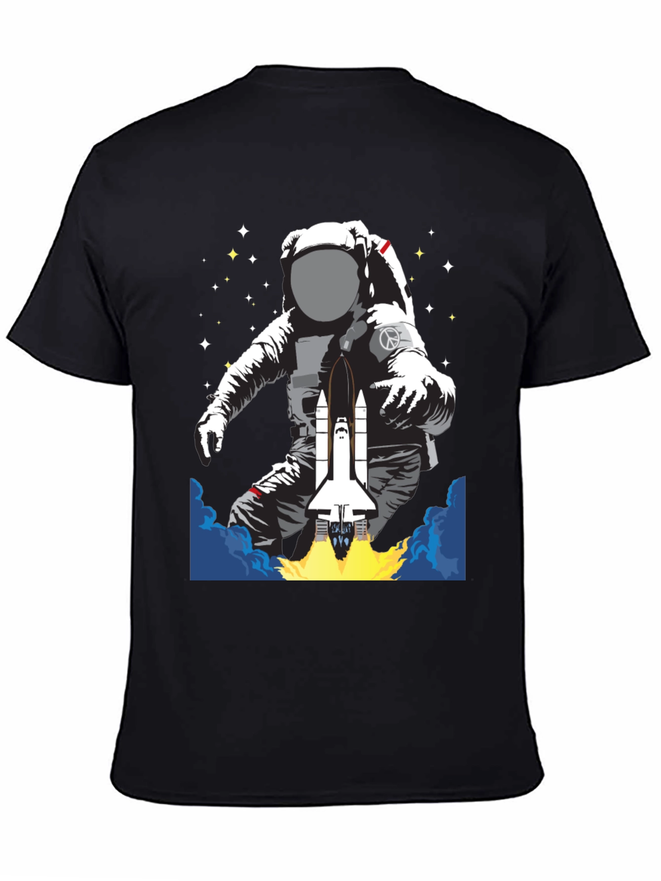 Astronaut Space Shuttle Graphic T-Shirt
