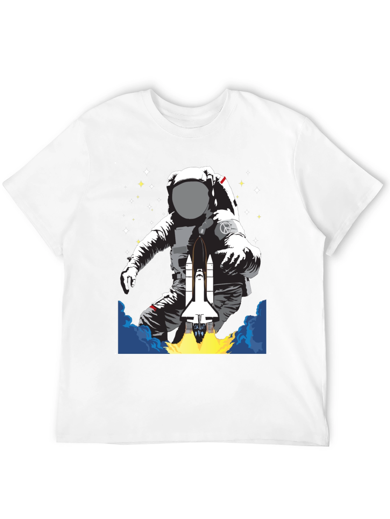 Astronaut Space Shuttle Graphic T-Shirt