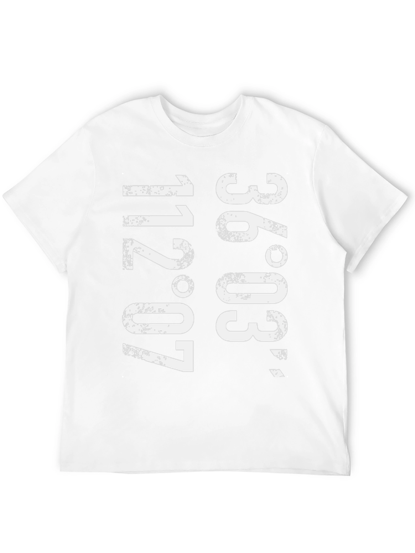 Latitude Longitude Graphic T-Shirt