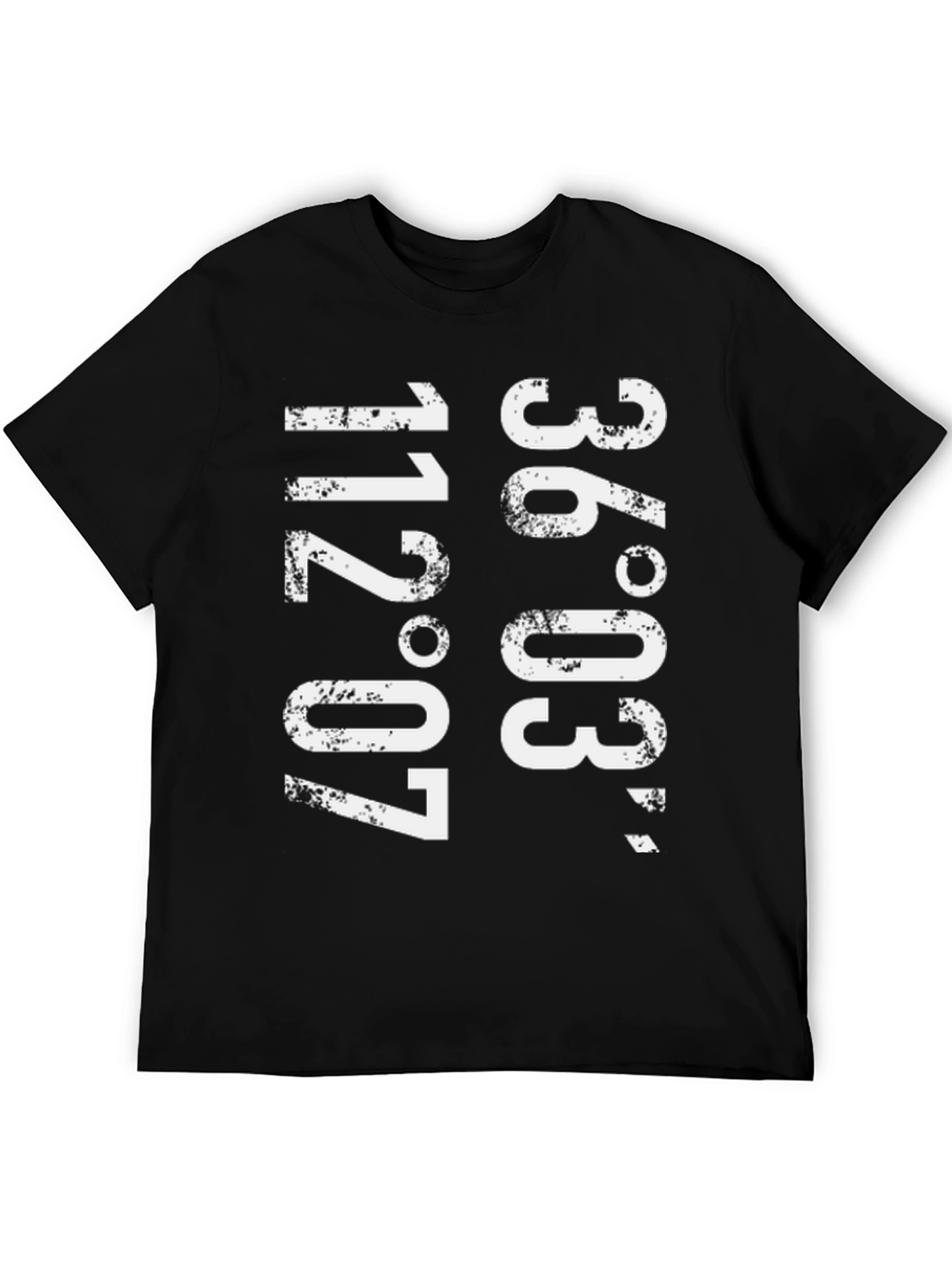 Latitude Longitude Graphic T-Shirt