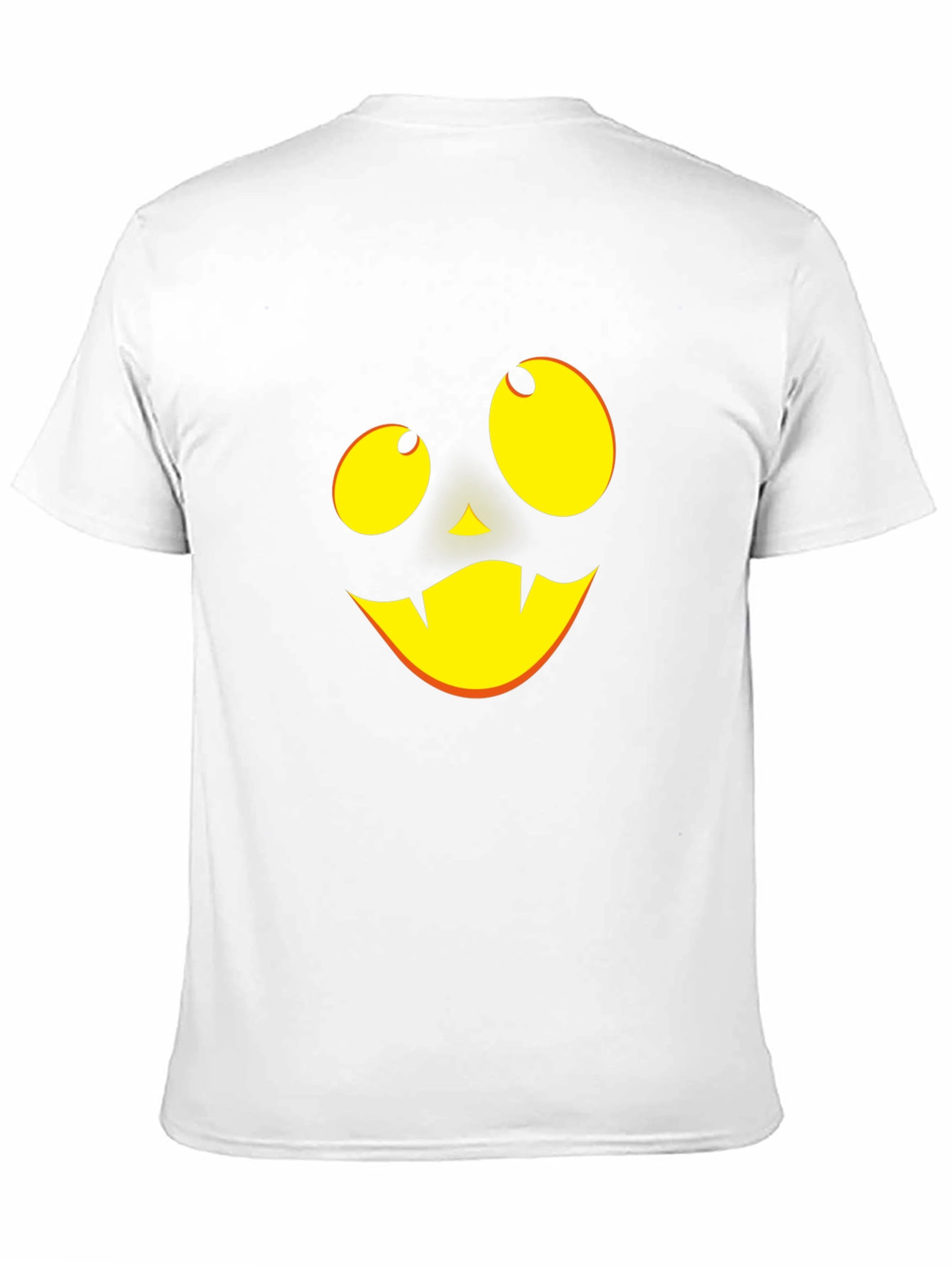 Halloween Pumpkin Face Black T-Shirt