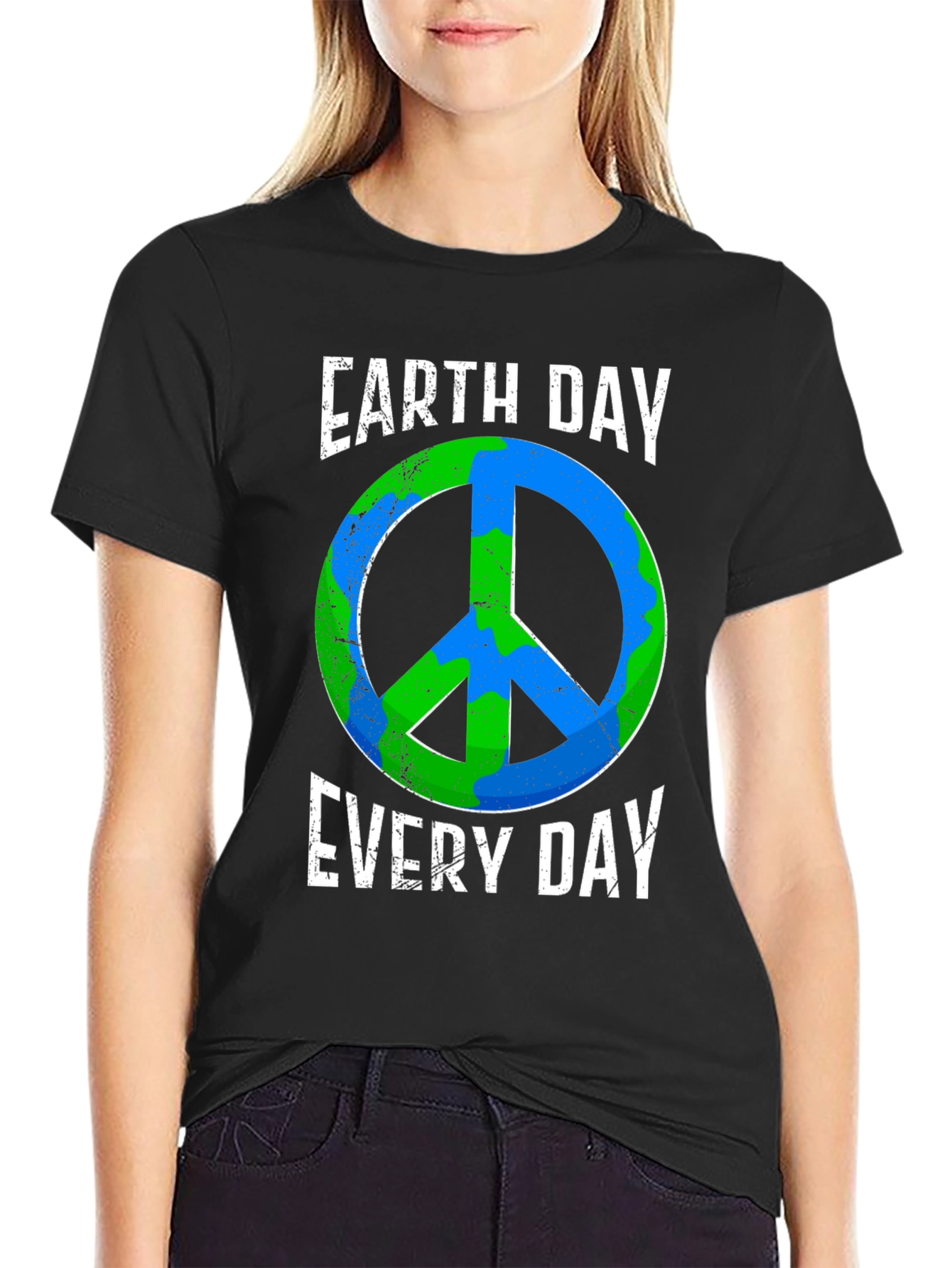 Earth Day Everyday Peace Sign T-Shirt