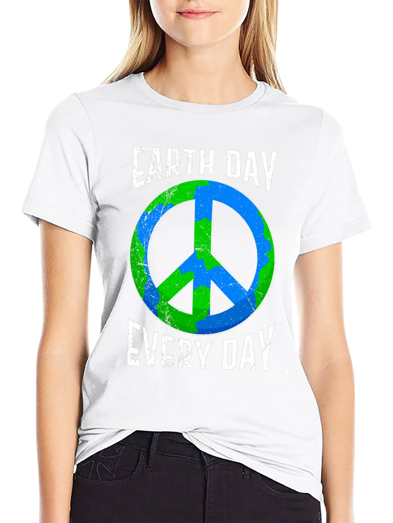 Earth Day Everyday Peace Sign T-Shirt