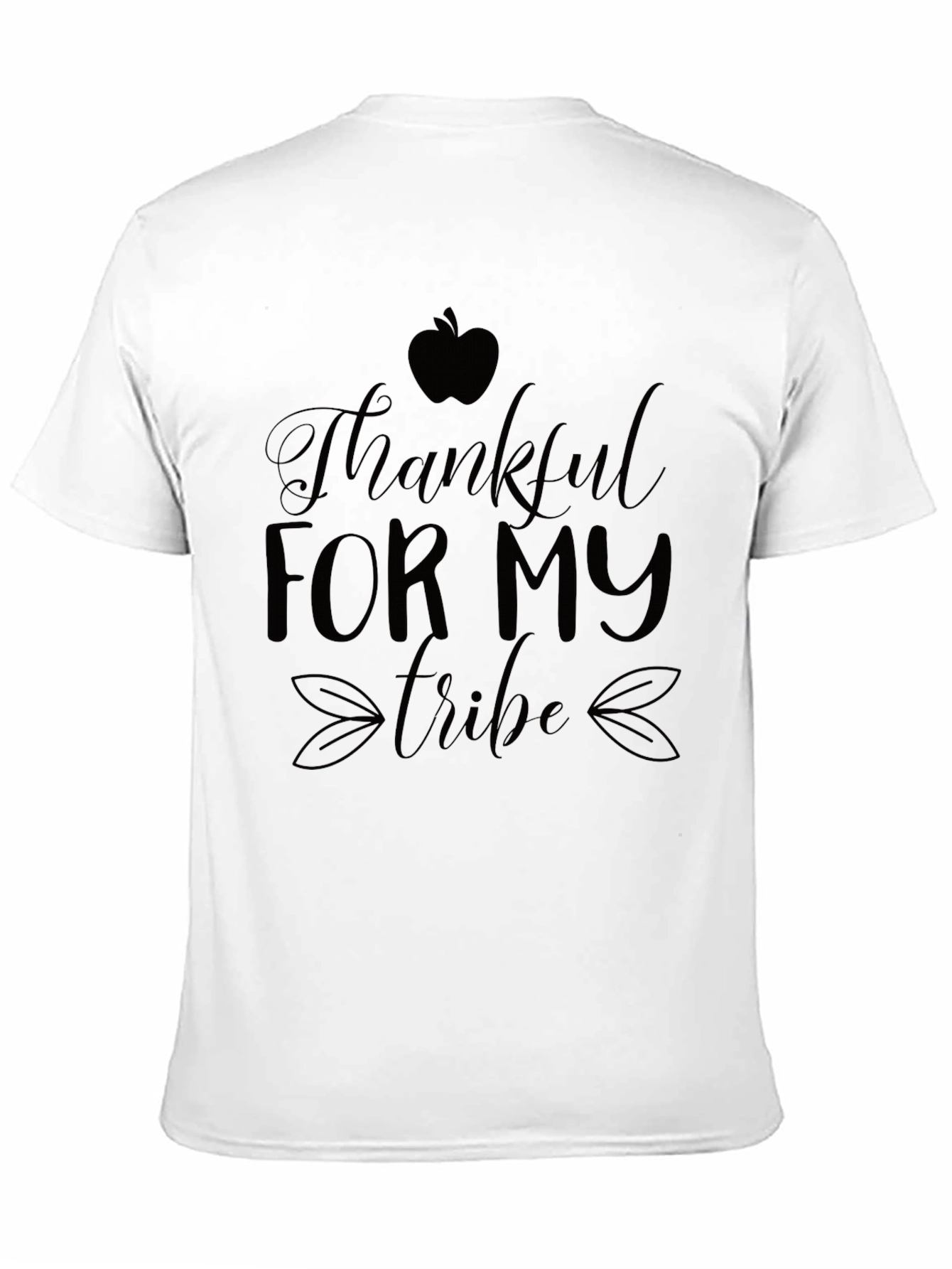 Thankful For My Tribe Black Graphic Tee