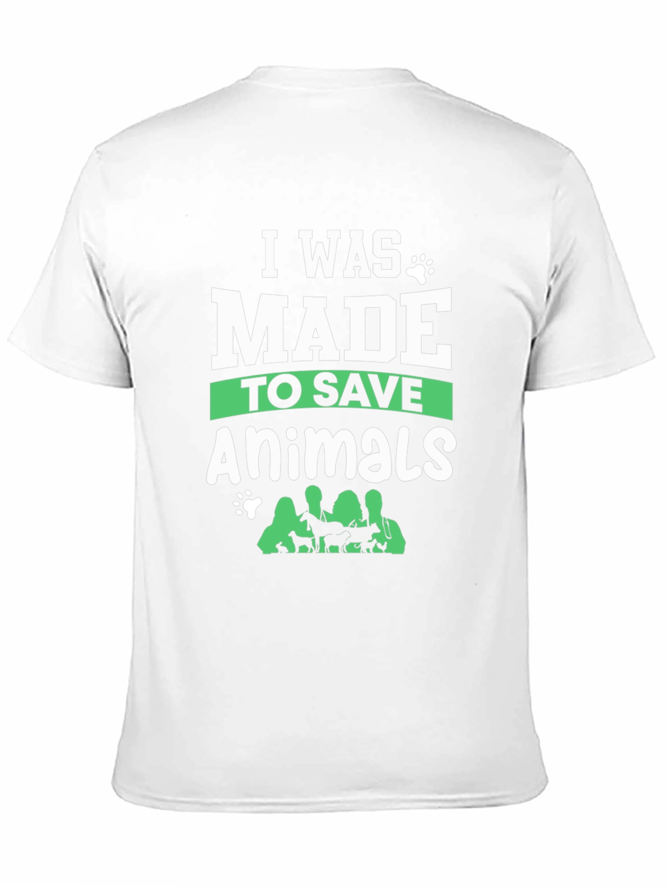 I Was Made to Save Animals Graphic Tee