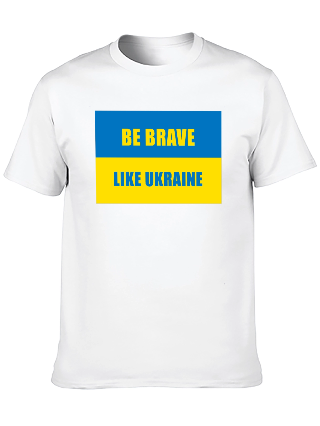 Be Brave Like Ukraine T-Shirt - Black