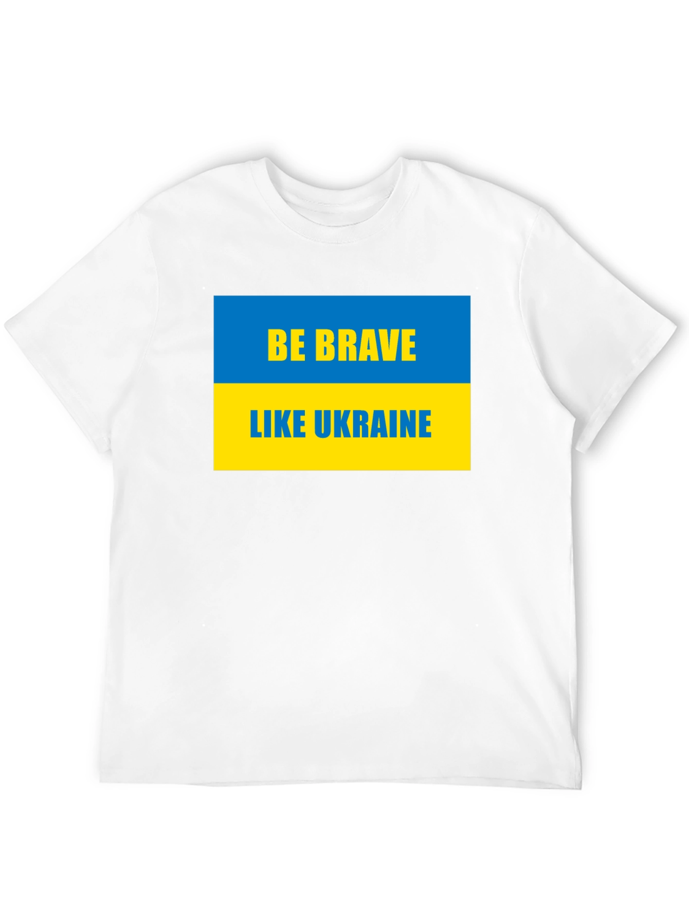 Be Brave Like Ukraine T-Shirt - Black