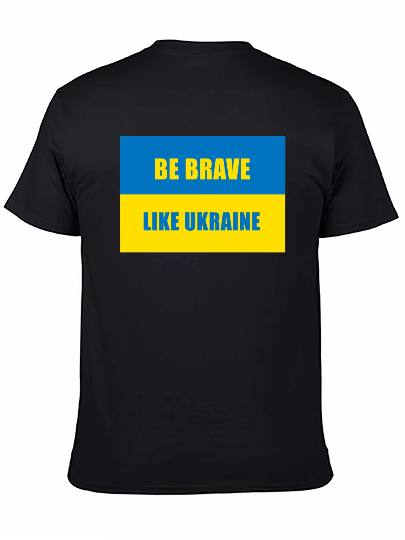 Be Brave Like Ukraine T-Shirt - Black