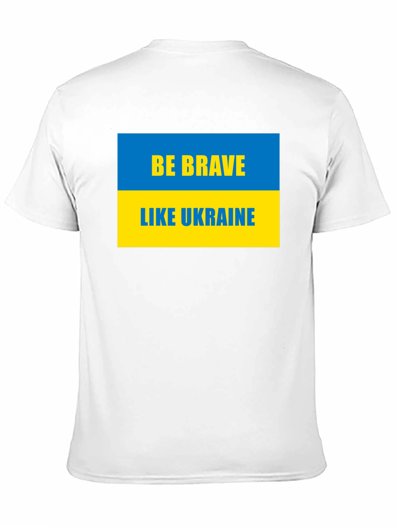 Be Brave Like Ukraine T-Shirt - Black