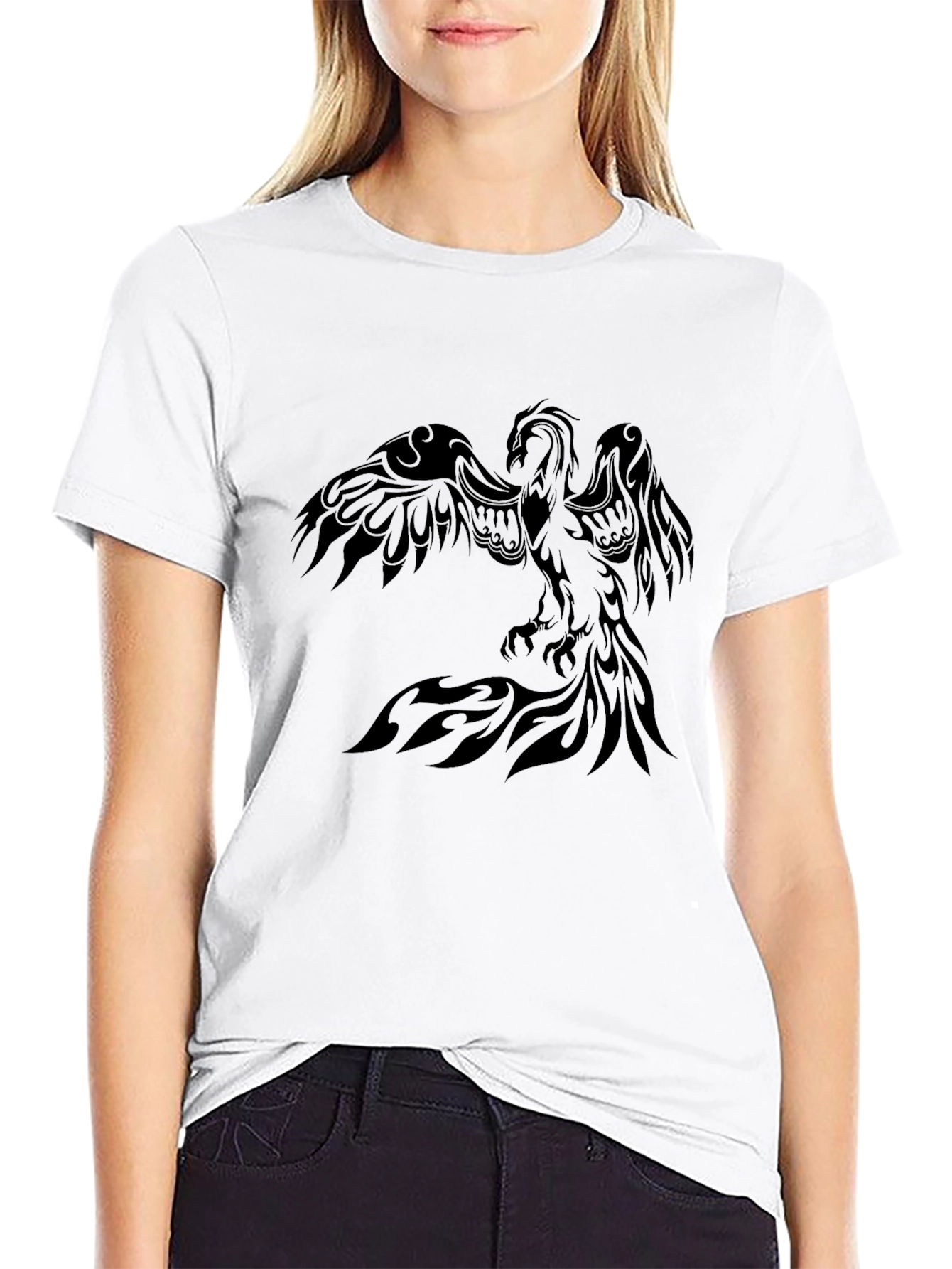 Phoenix Graphic Black Tee