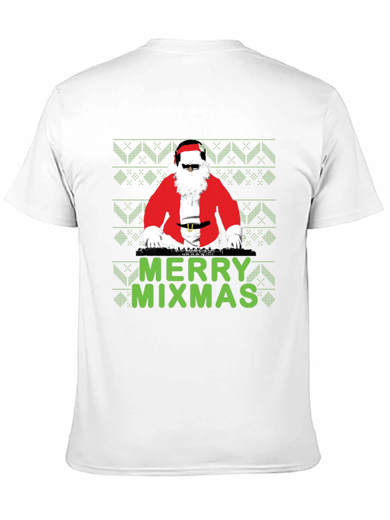 Merry Mixmas DJ Santa T-Shirt - Holiday Party