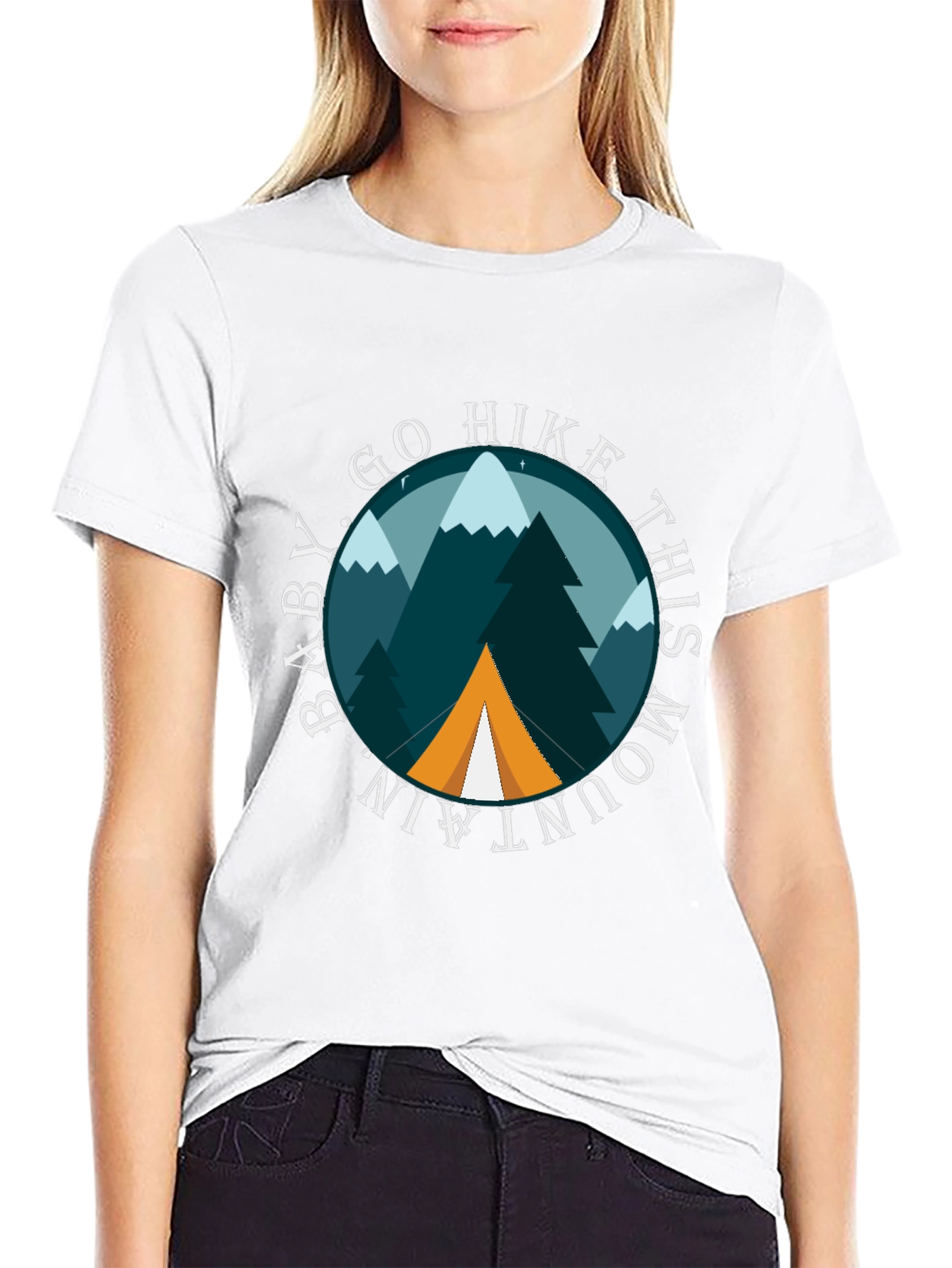 Hike Mountain Graphic Tee - Adventure Awaits!