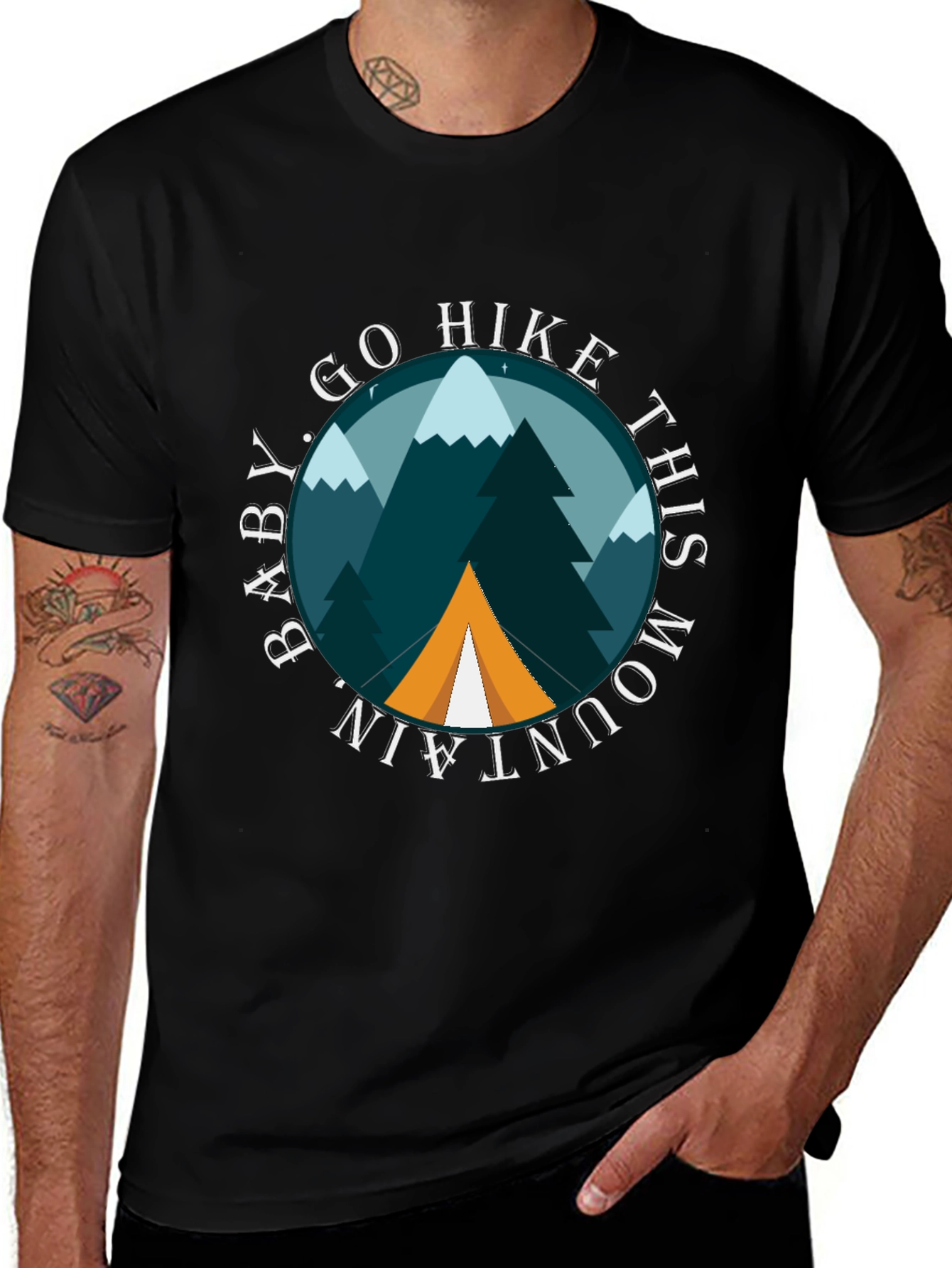 Hike Mountain Graphic Tee - Adventure Awaits!