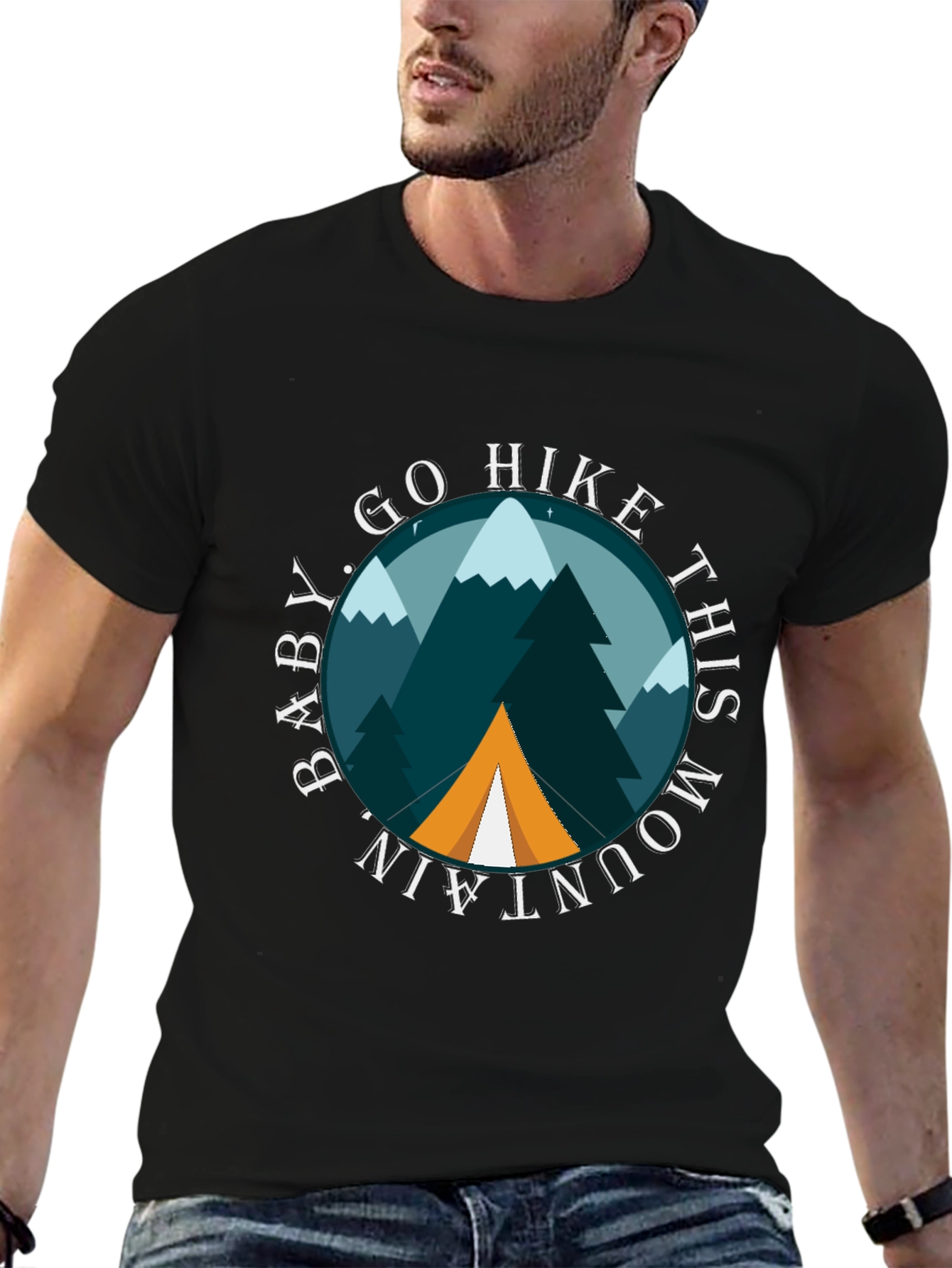 Hike Mountain Graphic Tee - Adventure Awaits!