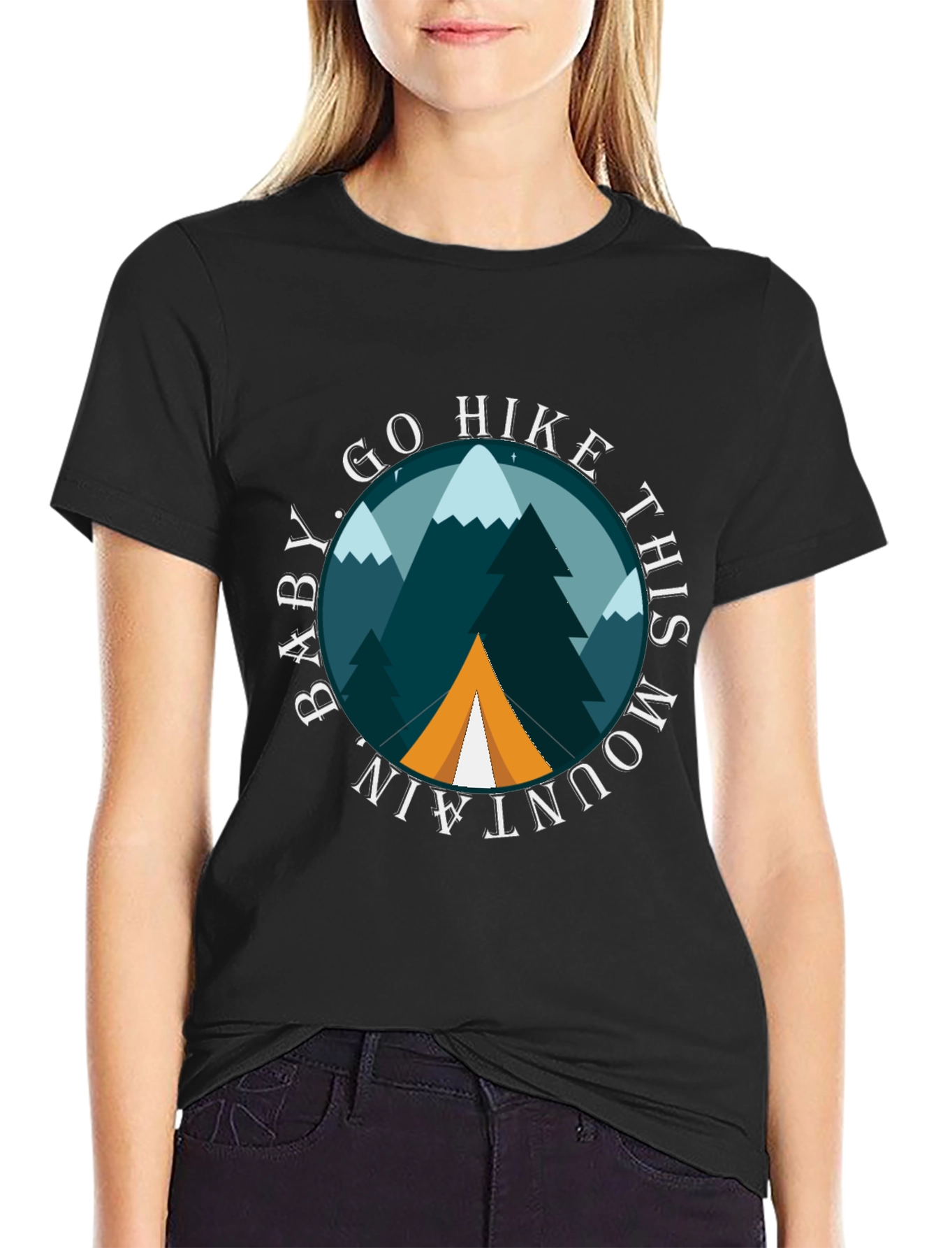 Hike Mountain Graphic Tee - Adventure Awaits!