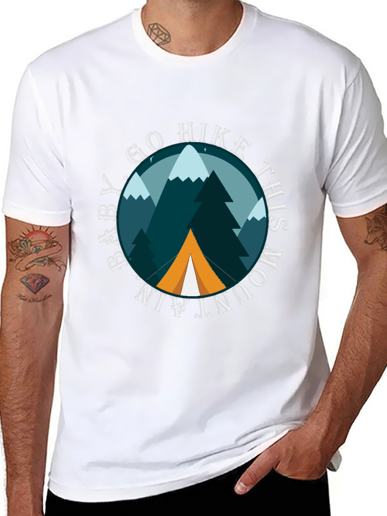 Hike Mountain Graphic Tee - Adventure Awaits!