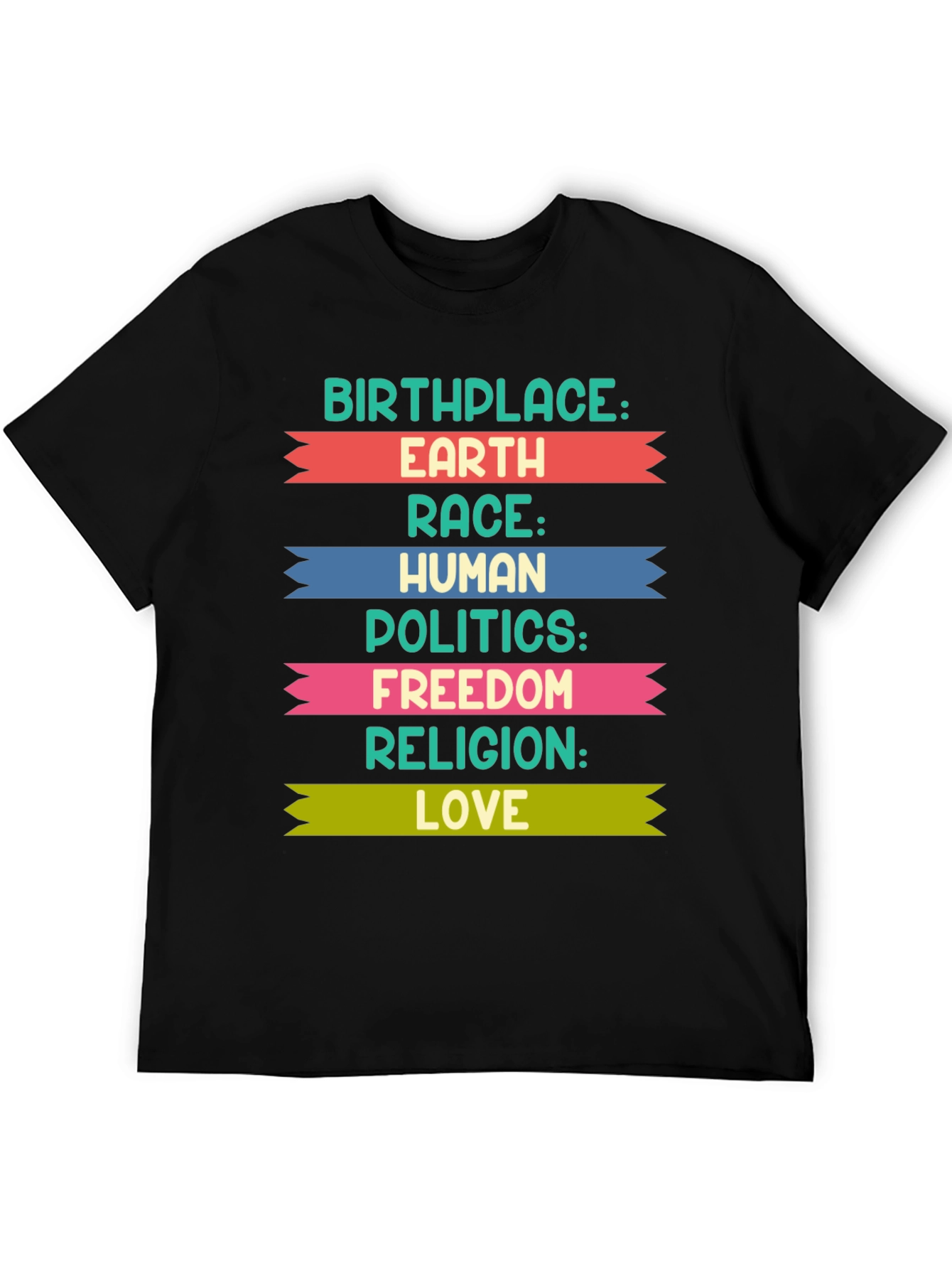 Birthplace Earth Human Equality T-Shirt