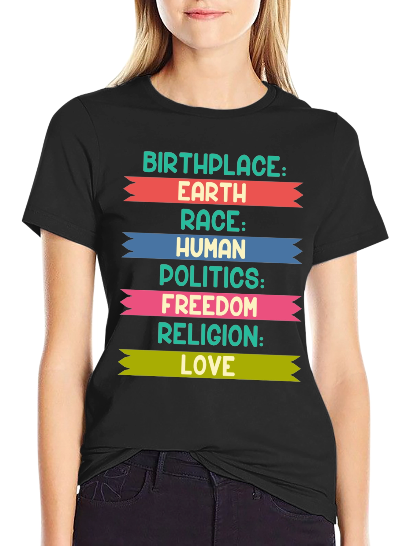Birthplace Earth Human Equality T-Shirt