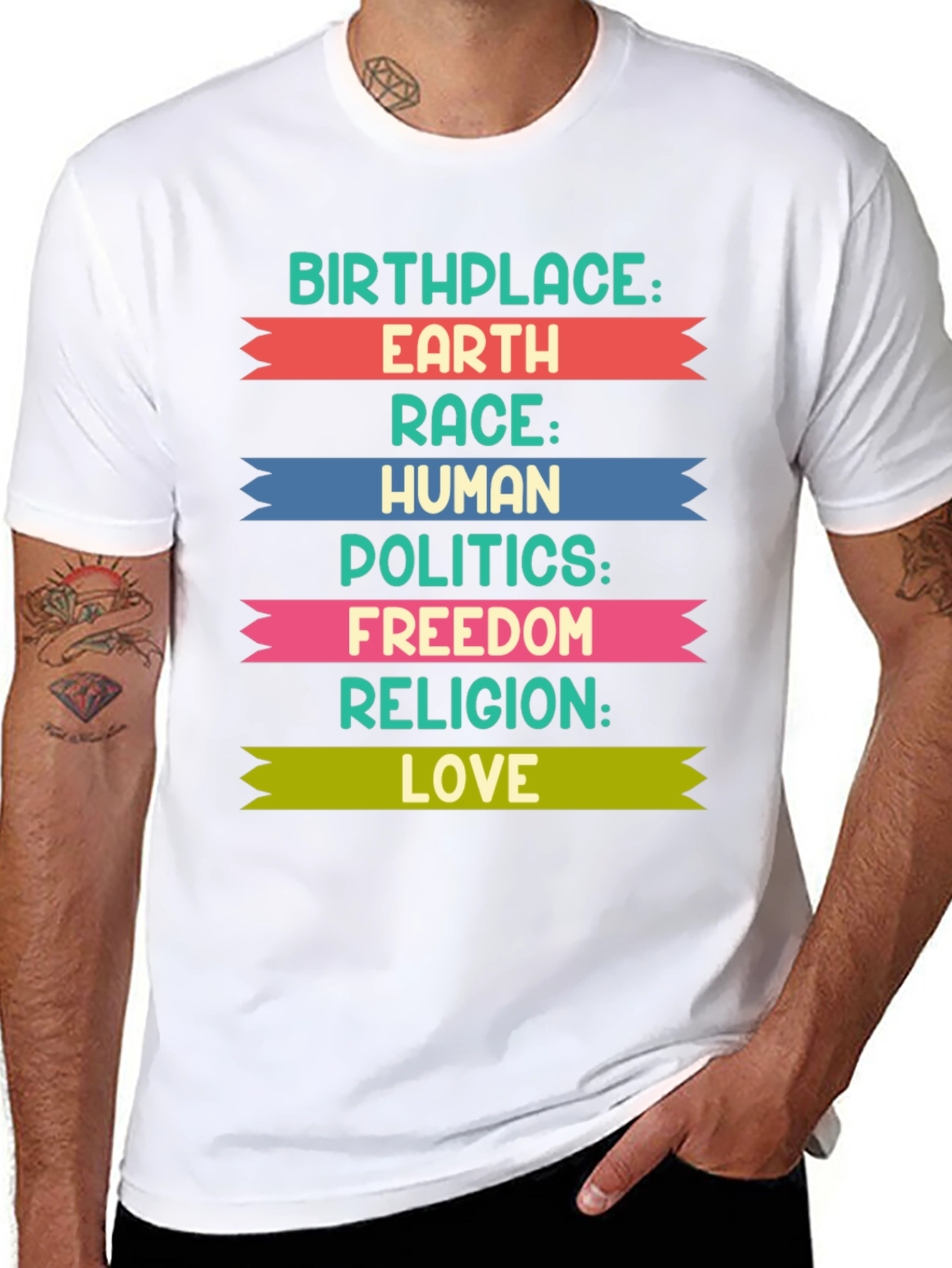 Birthplace Earth Human Equality T-Shirt