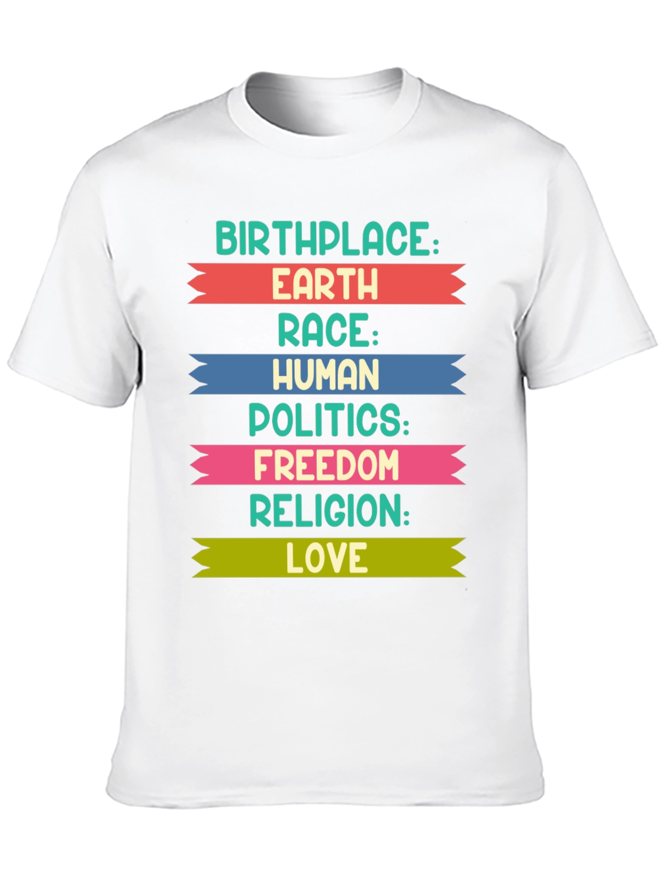 Birthplace Earth Human Equality T-Shirt