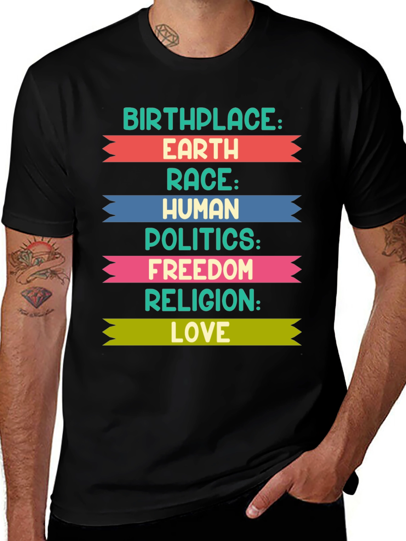 Birthplace Earth Human Equality T-Shirt